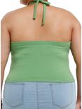 Sweet Society Don't Duck With Us Green Girls Halter Top Plus Size, , alternate