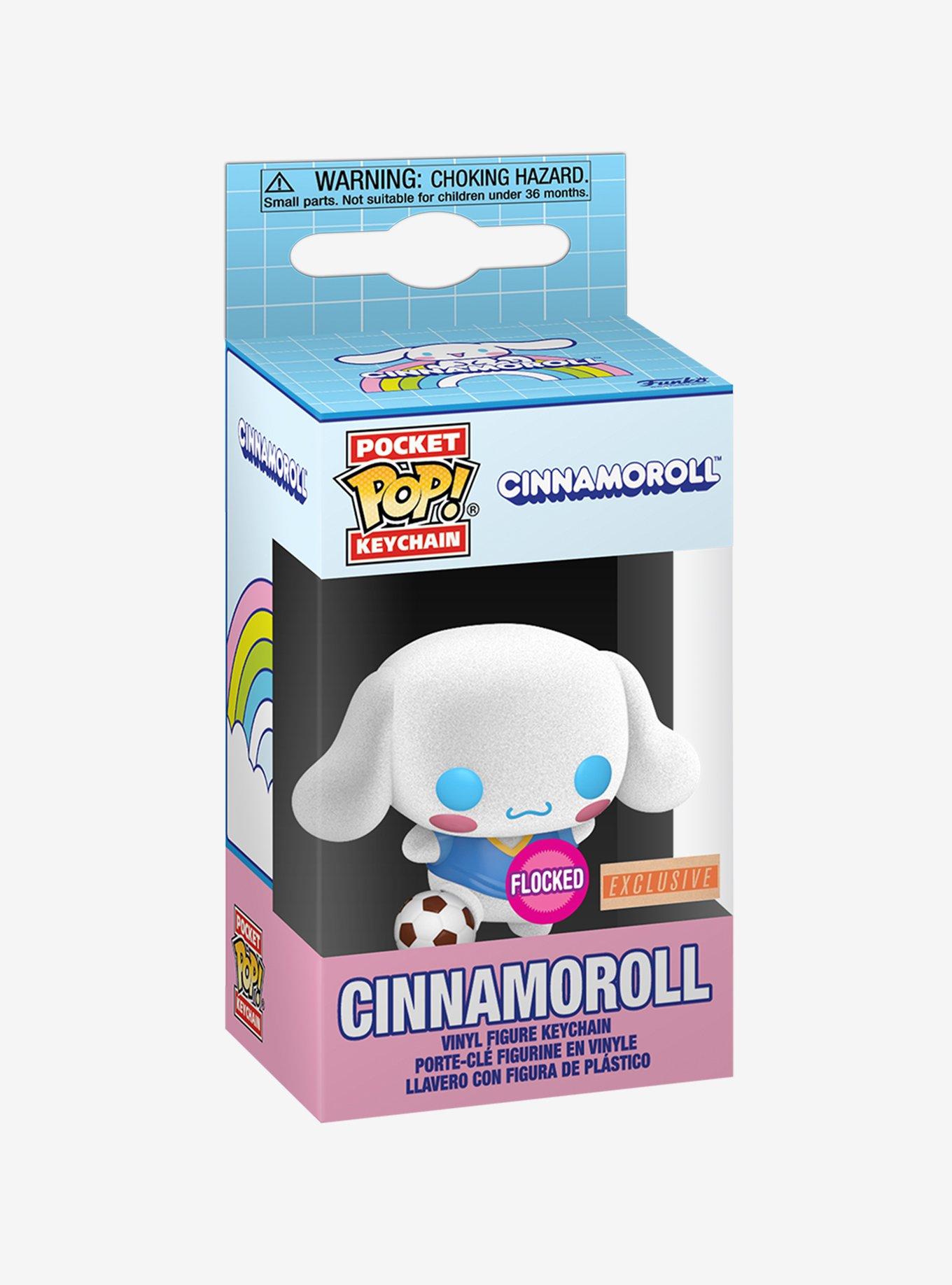 Funko Pocket Pop! Sanrio Cinnamoroll Flocked Vinyl Keychain - BoxLunch Exclusive, , hi-res