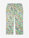 Sanrio Hello Kitty and Friends Floral Allover Print Women's Plus Size Sleep Pants — BoxLunch Exclusive, SAGE, alternate