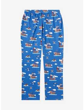 One Piece Scenic Ship Allover Print Sleep Pants — BoxLunch Exclusive, , hi-res