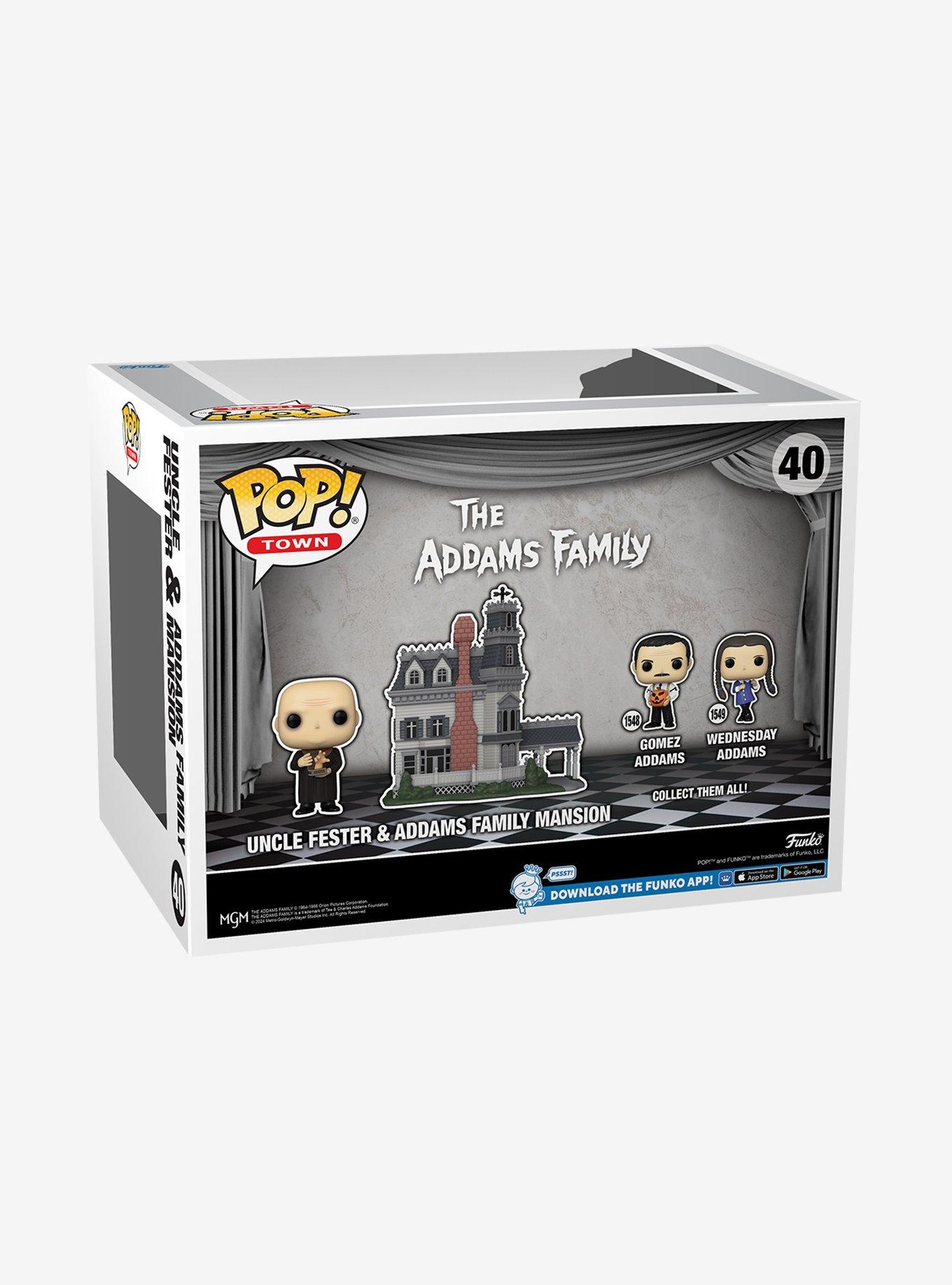 Funko The Addams Family Pop! Town Uncle Fester & Addams Family Mansion Vinyl Figure, , alternate