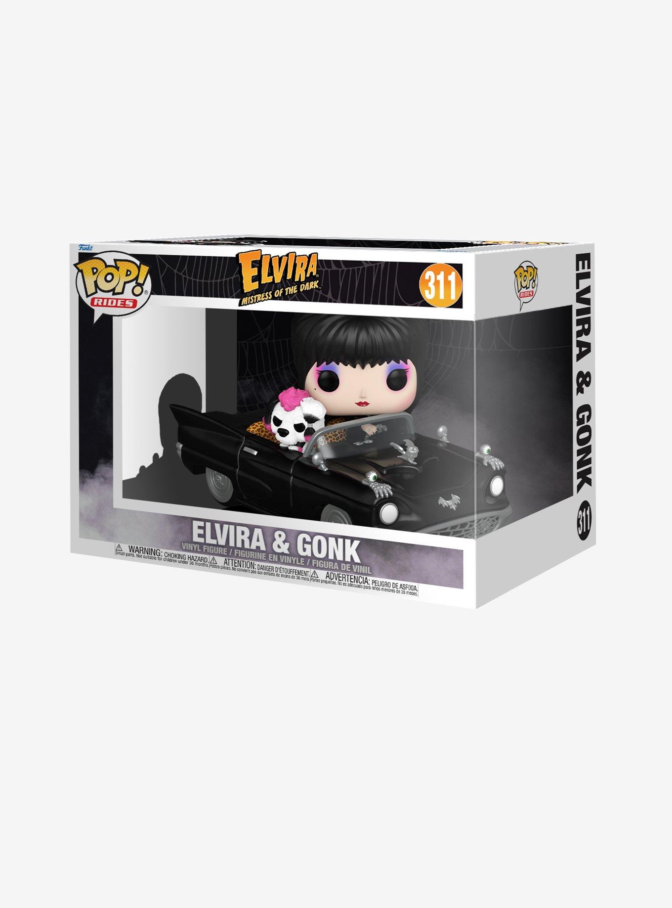 Funko Elvira: Mistress Of The Dark Pop! Rides Elvira & Gonk Vinyl Figure, , alternate