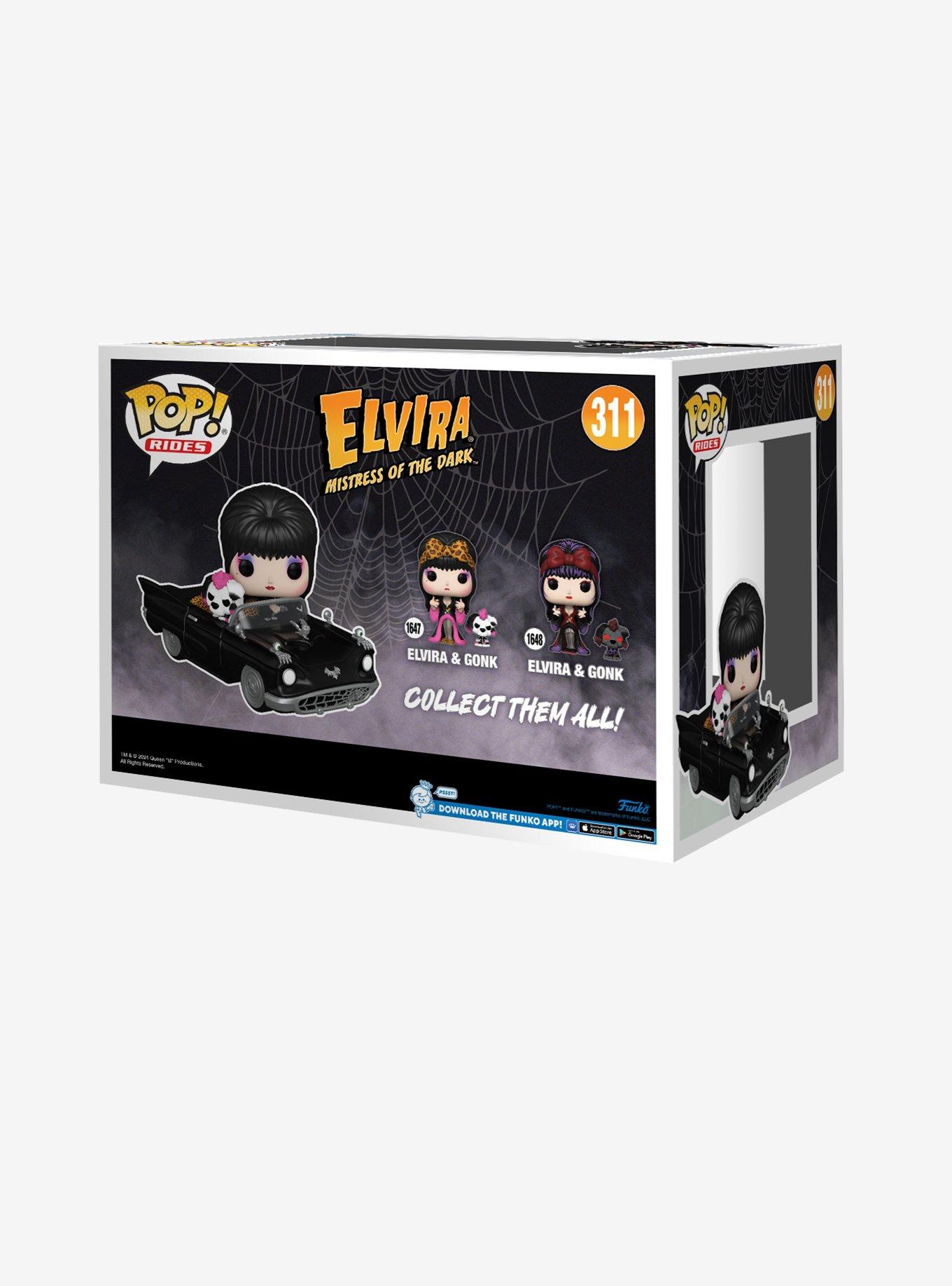Funko Elvira: Mistress Of The Dark Pop! Rides Elvira & Gonk Vinyl Figure, , alternate