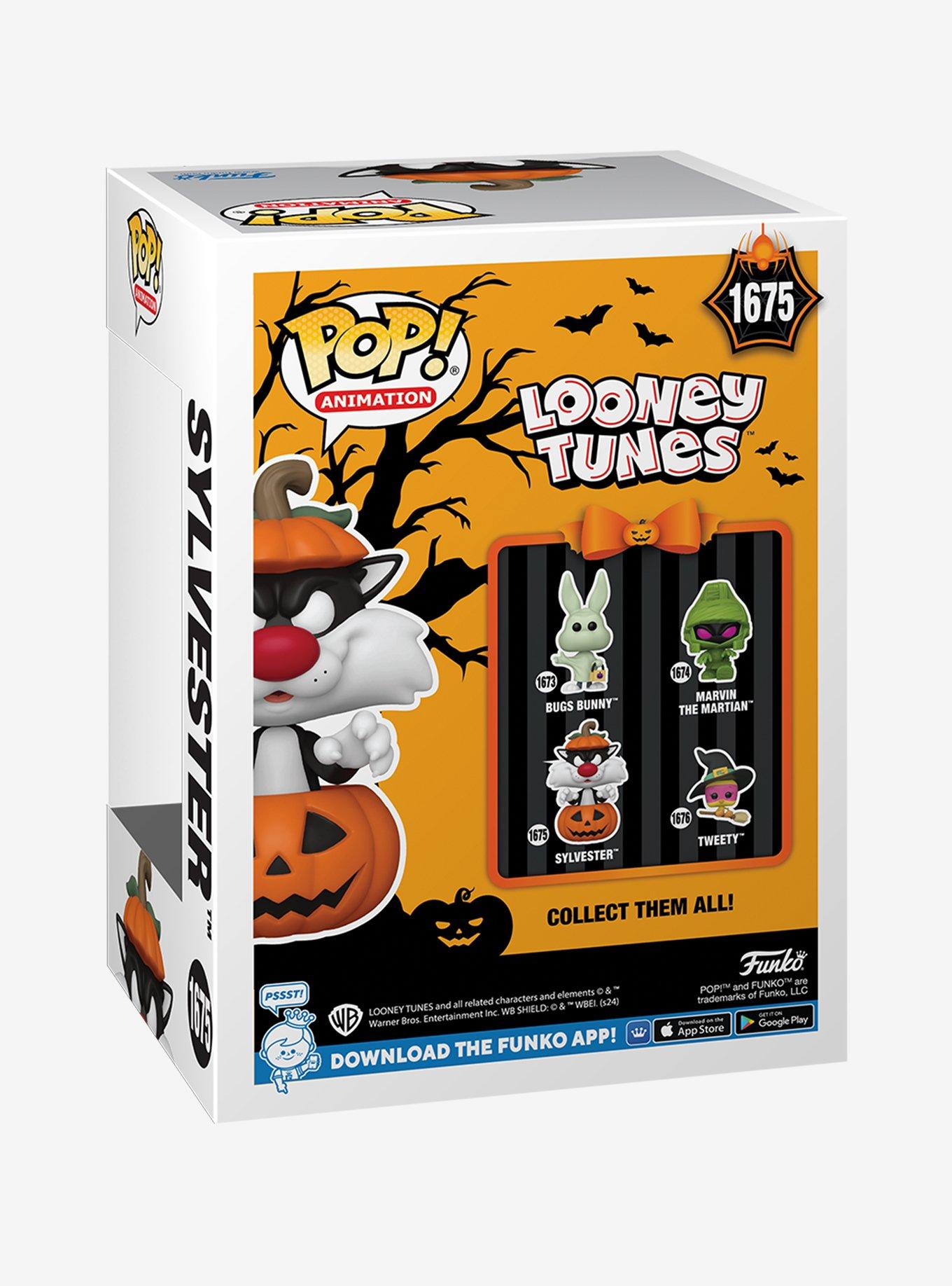 Funko Looney Tunes Pop! Animation Sylvester Pumpkin Vinyl Figure, , alternate