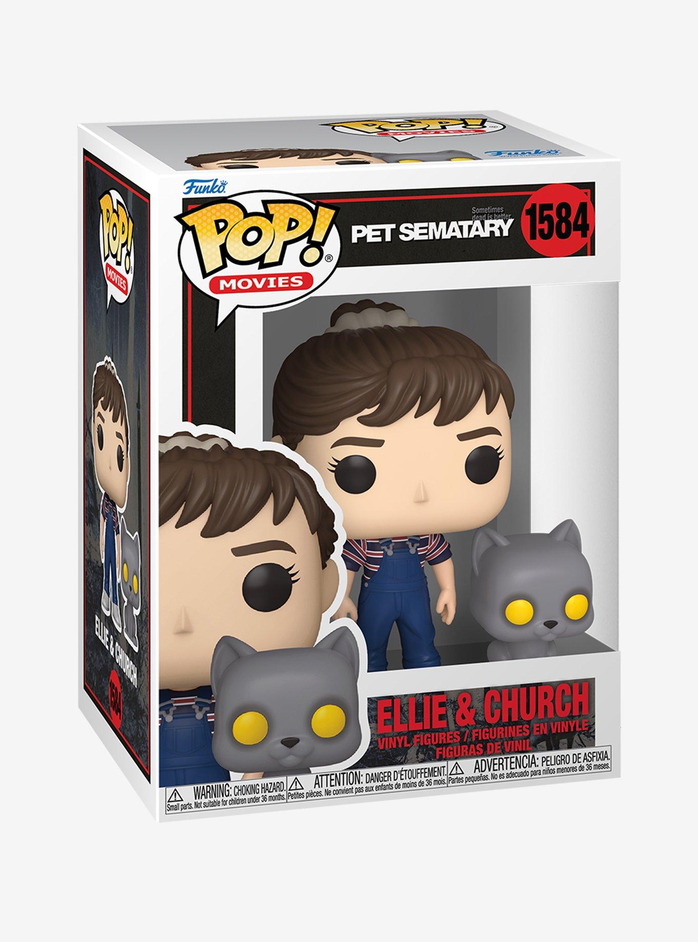 Funko Pet Sematary Pop! Movies Ellie & Church Vinyl Figure, , hi-res