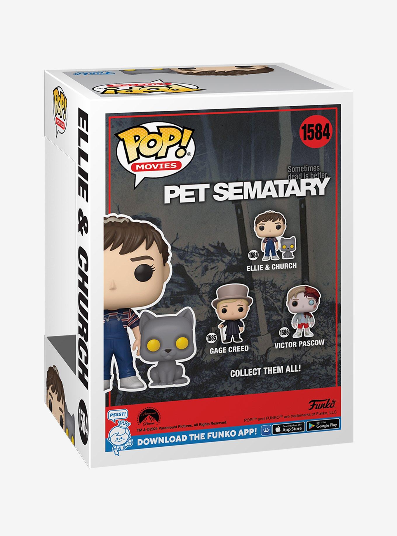 Funko Pet Sematary Pop! Movies Ellie & Church Vinyl Figure, , alternate