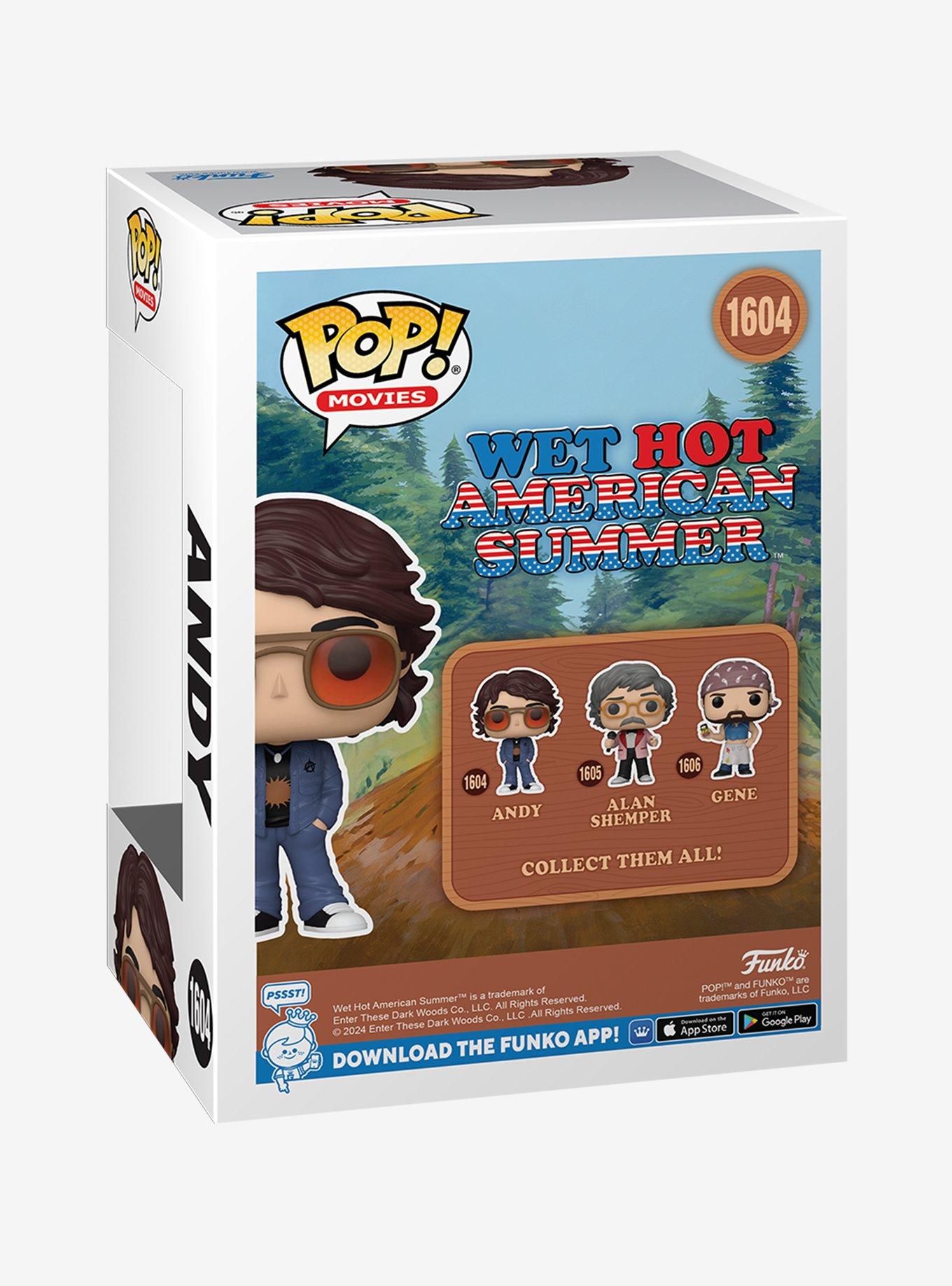 Funko Wet Hot American Summer Pop! Movies Andy Vinyl Figure, , alternate