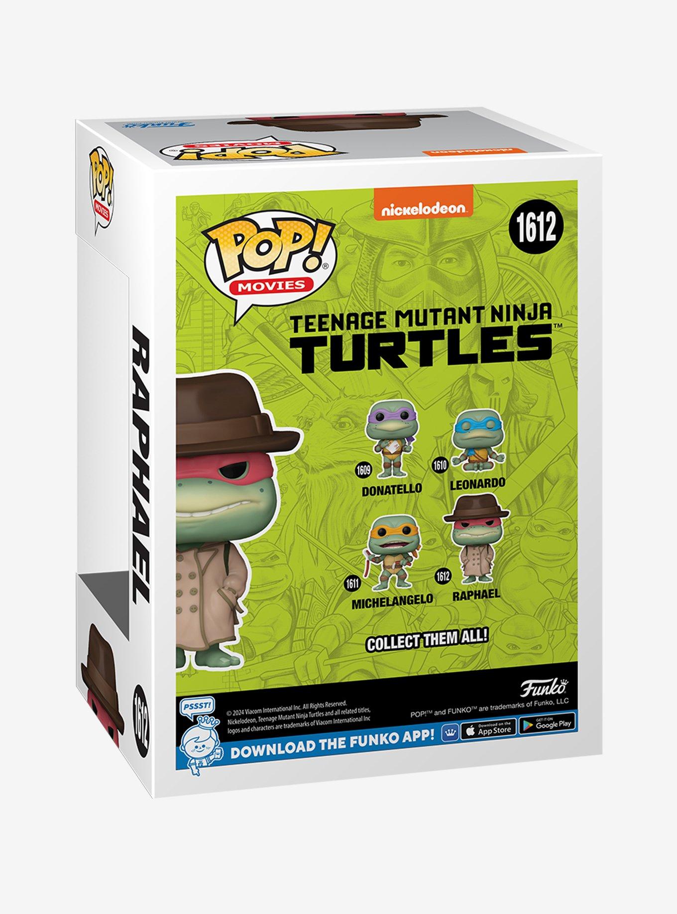 Funko Teenage Mutant Ninja Turtles Pop! Movies Raphael (Trench Coat) Vinyl Figure, , alternate