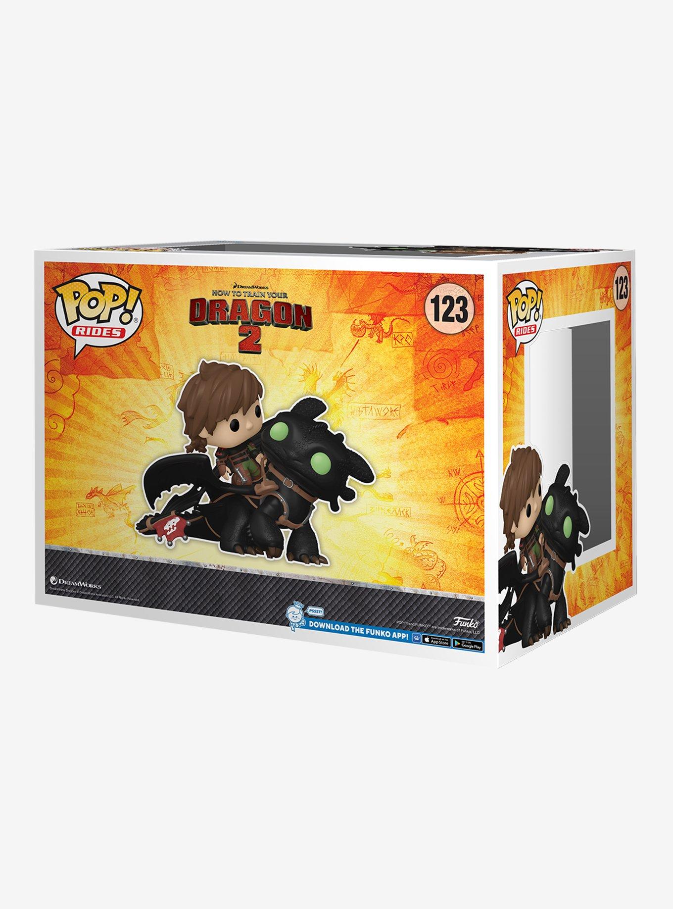 Funko How To Train Your Dragon 2 Pop! Rides Hiccup With Toothless Vinyl Figure, , alternate