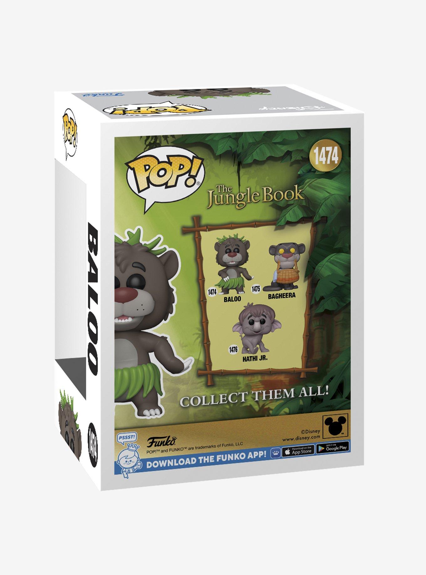 Funko Disney The Jungle Book Pop! Baloo Vinyl Figure, , alternate