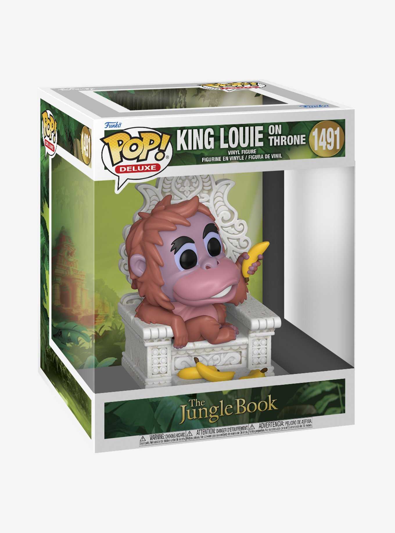 Funko Disney The Jungle Book Pop! Deluxe King Louie On Throne Vinyl Figure, , hi-res