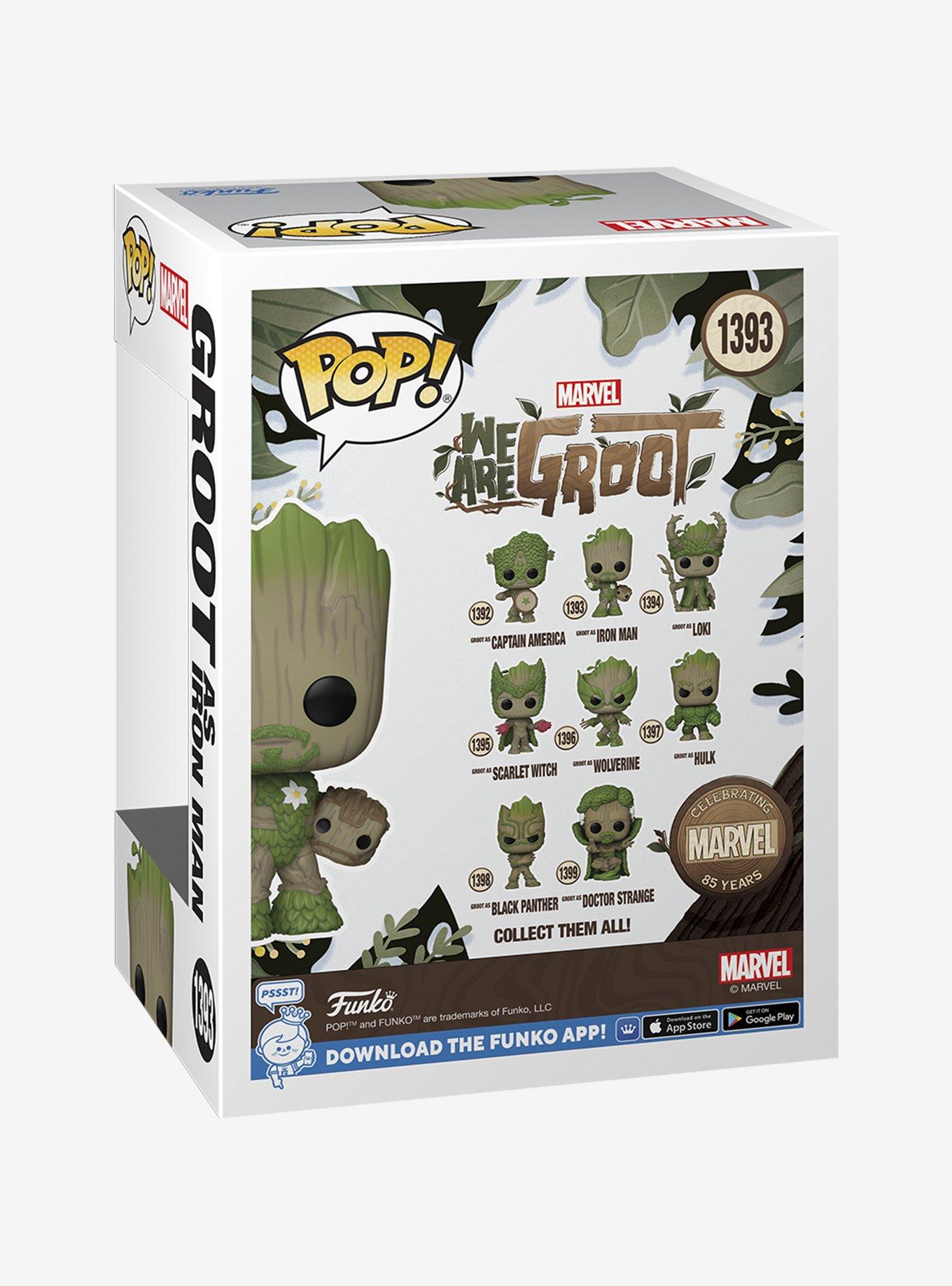 Funko Marvel We Are Groot Pop! Groot As Iron Man Vinyl Bobblehead, , alternate