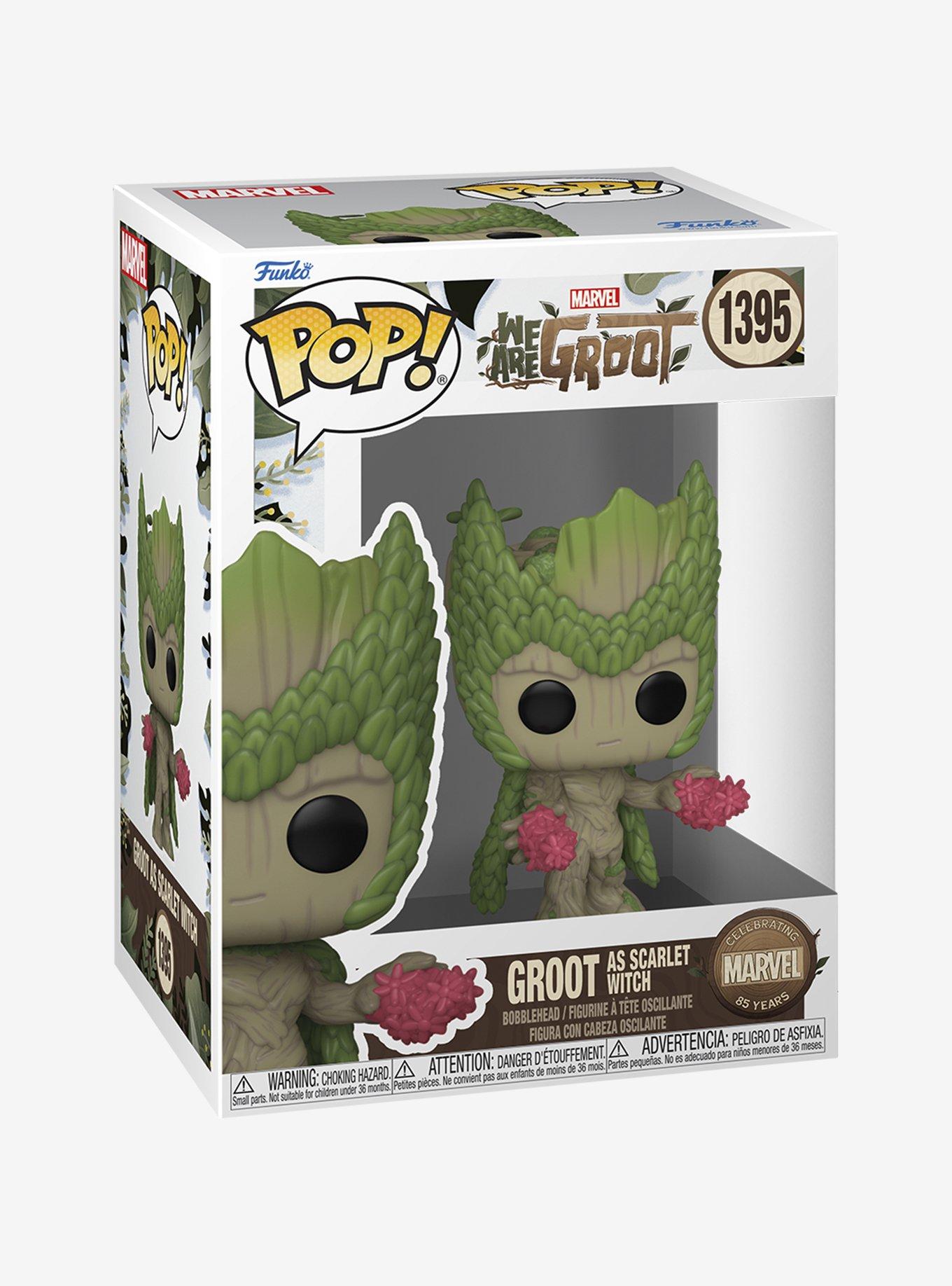 Funko Marvel We Are Groot Pop! Groot As Scarlet Witch Vinyl Bobblehead, , alternate