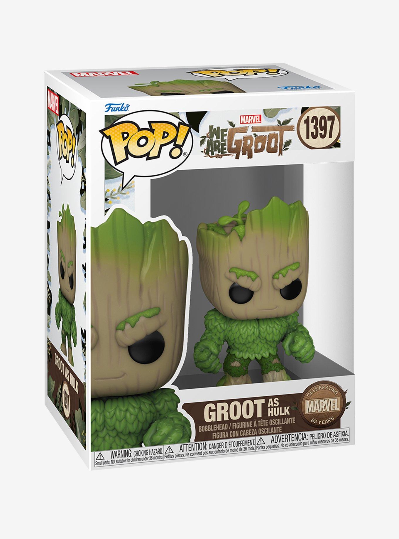 Funko Marvel We Are Groot Pop! Groot As Hulk Vinyl Bobble-Head