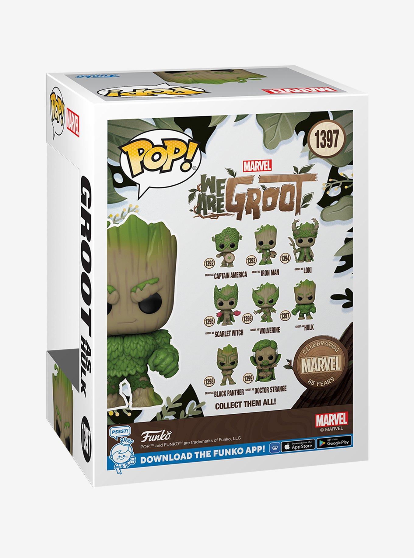 Funko Marvel We Are Groot Pop! Groot As Hulk Vinyl Bobble-Head, , alternate