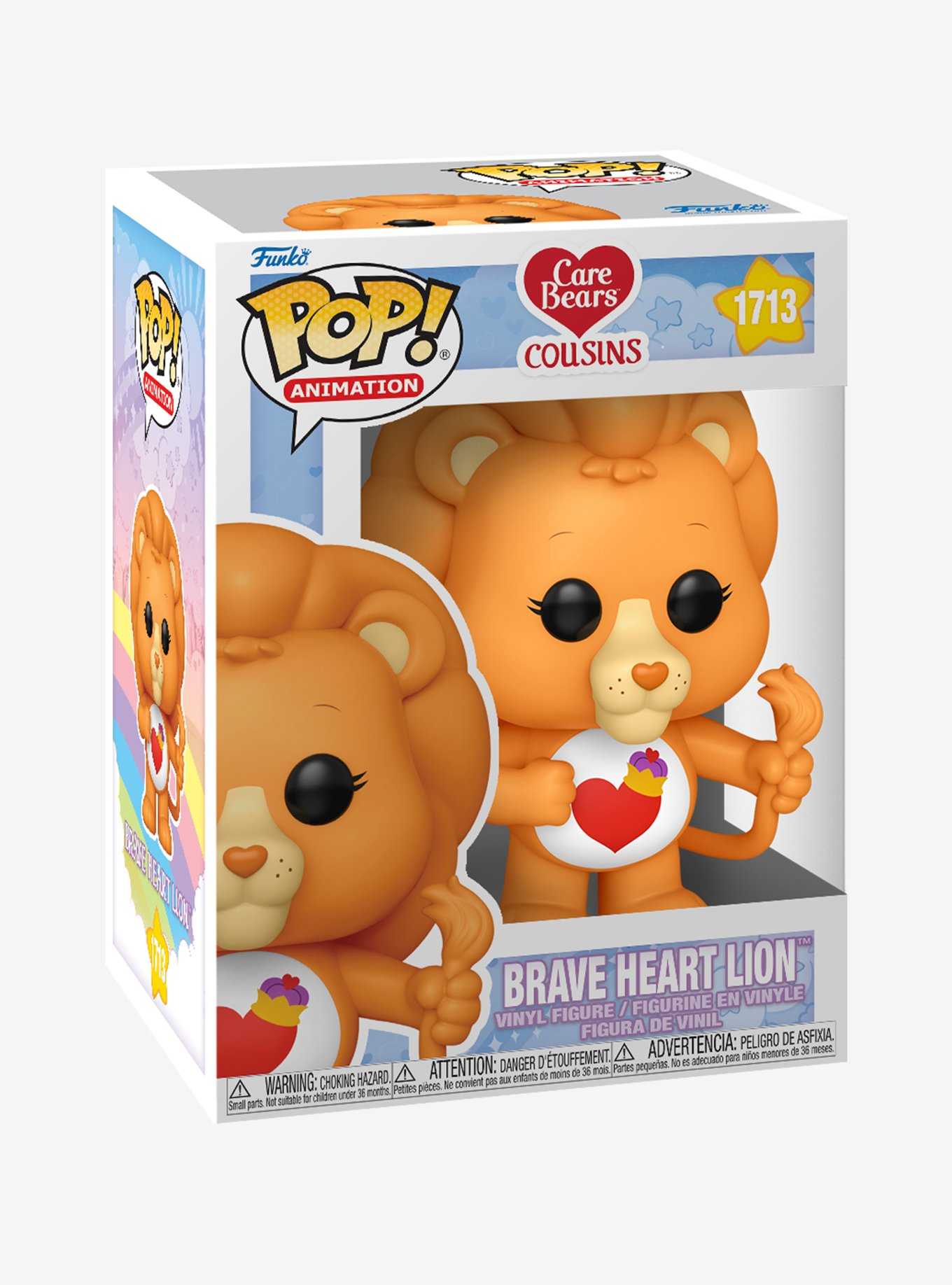 Funko Care Bears Cousin Pop! Animation Brave Heart Lion Vinyl Figure, , hi-res