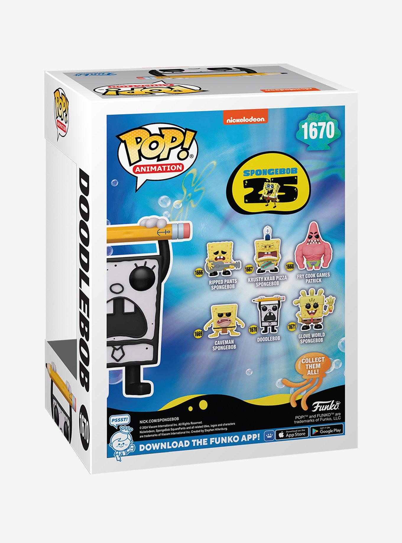 Funko SpongeBob SquarePants Pop! Animation DoodleBob Vinyl Figure, , alternate