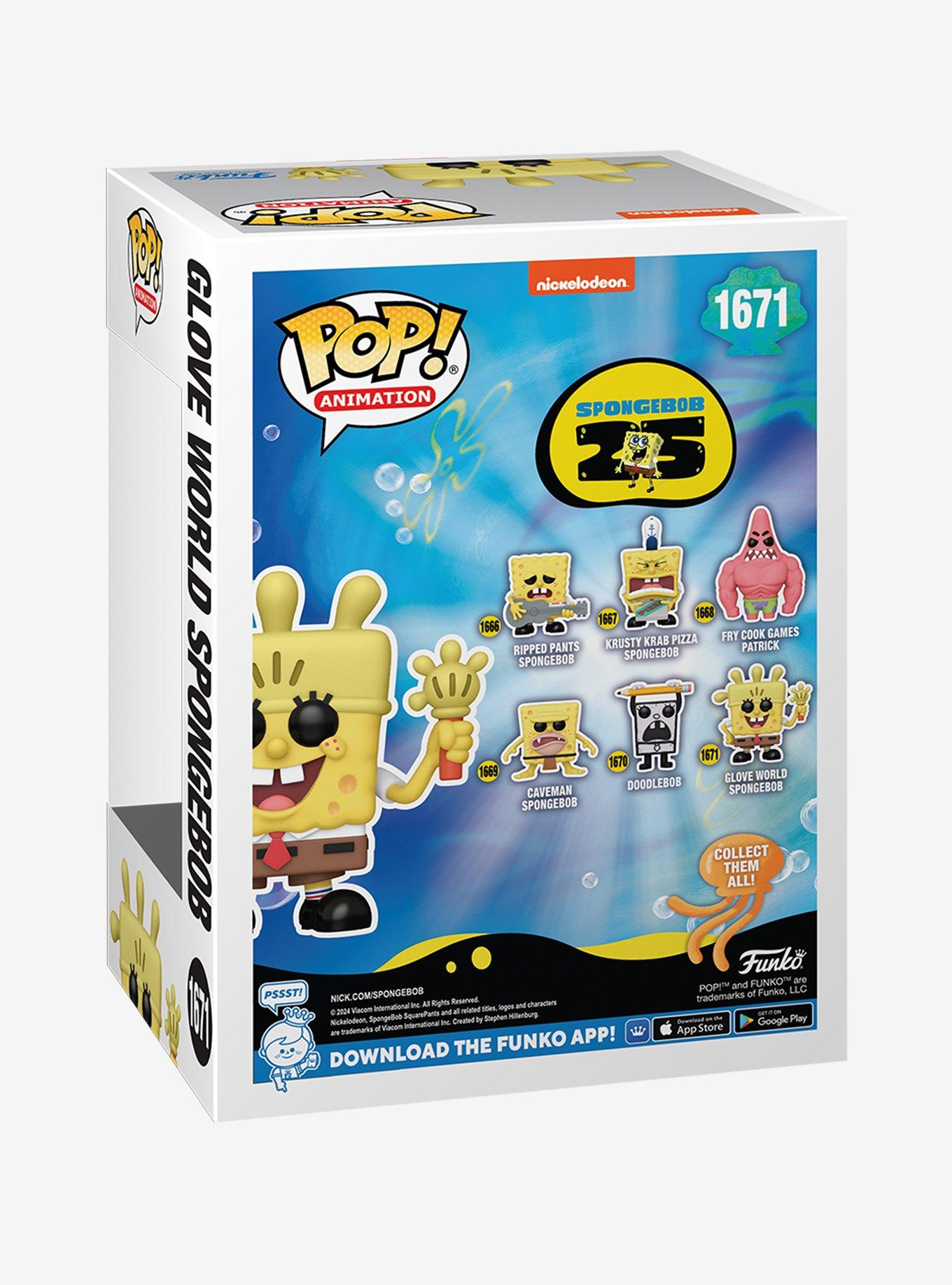 Funko SpongeBob SquarePants Pop! Animation Glove World SpongeBob Vinyl Figure, , alternate