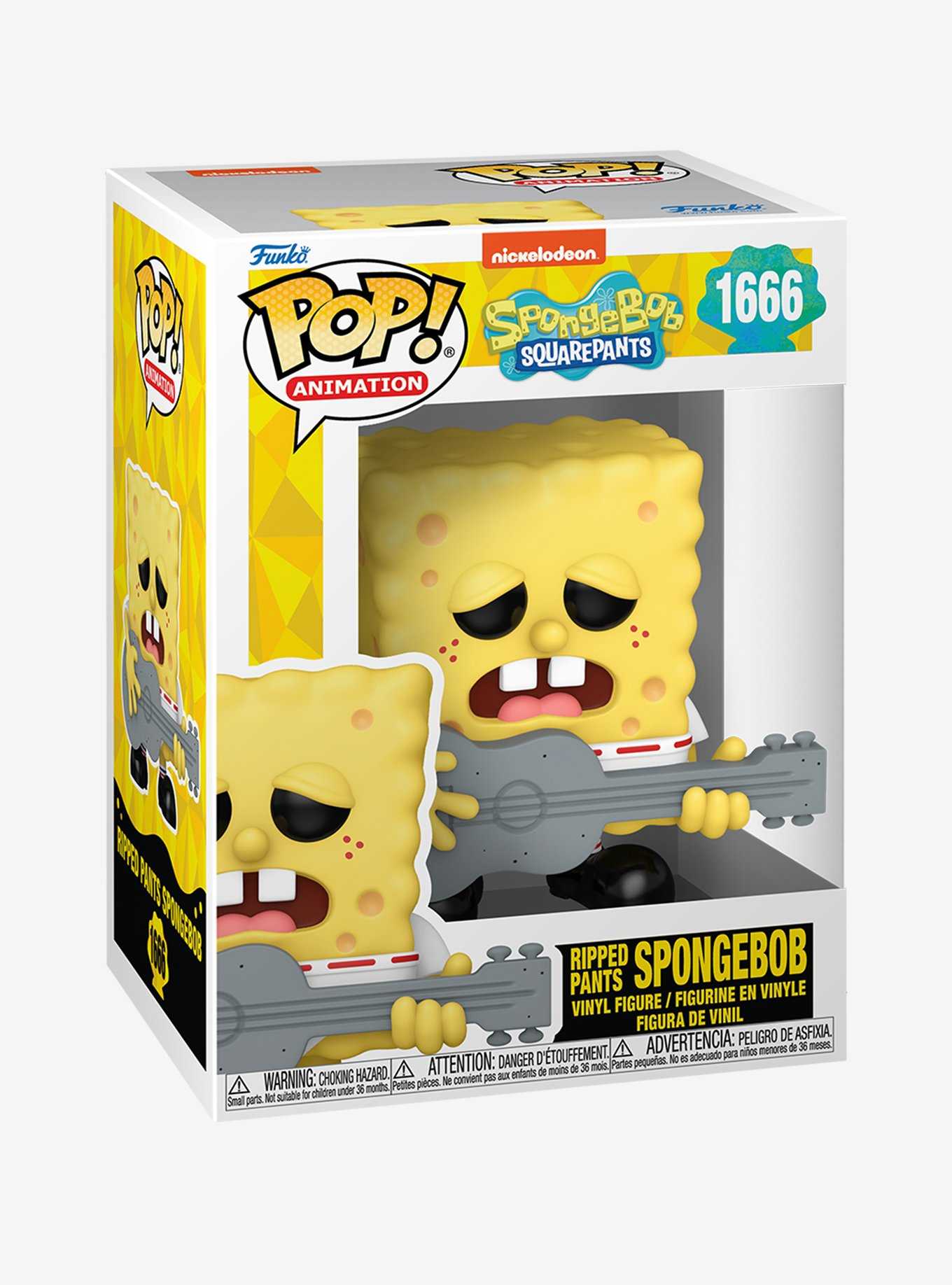 Funko SpongeBob SquarePants Pop! Animation Ripped Pants SpongeBob Vinyl Figure, , hi-res
