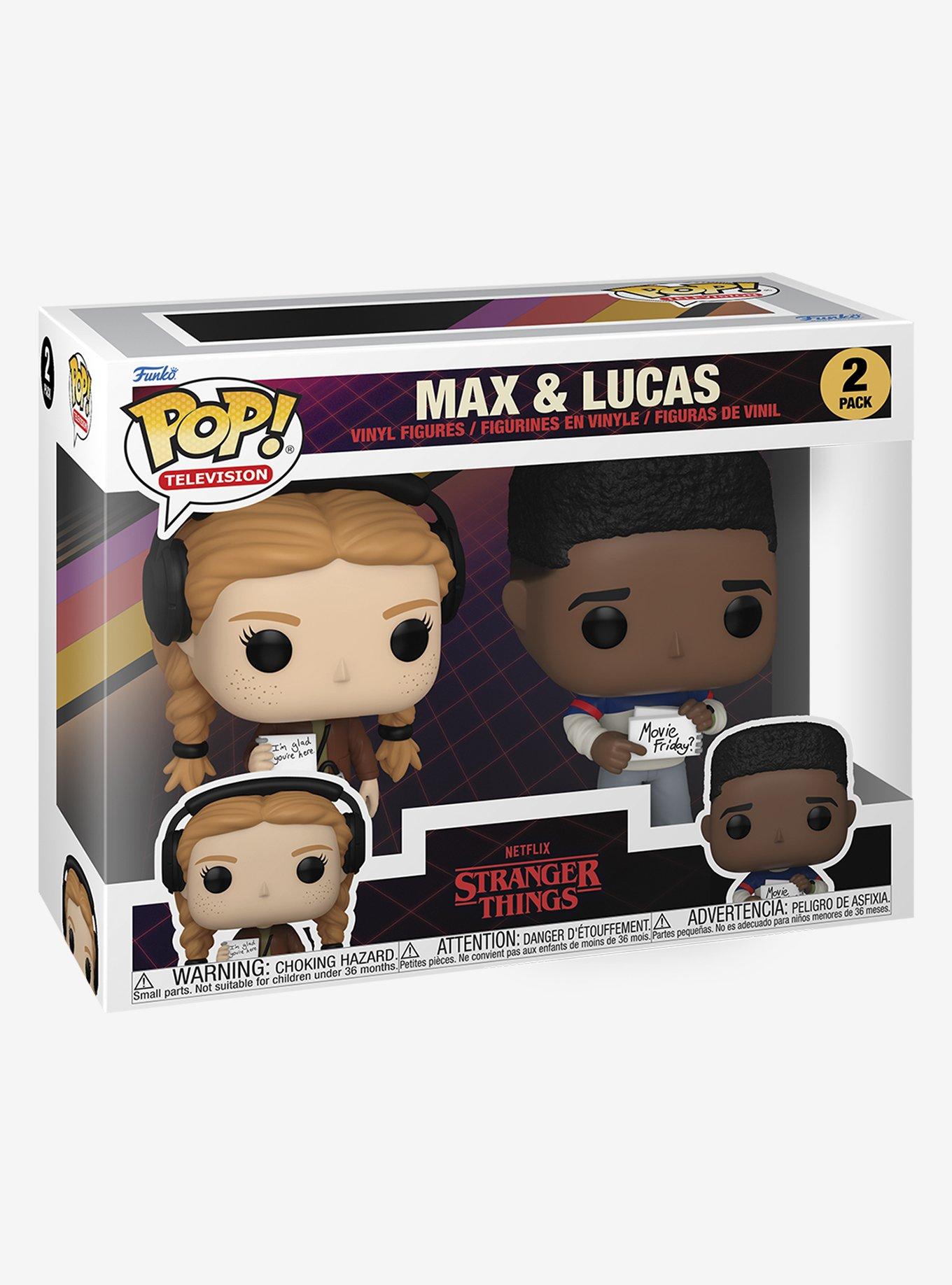 Funko Stranger Things Pop! Television Max & Lucas Vinyl Figure Set, , hi-res