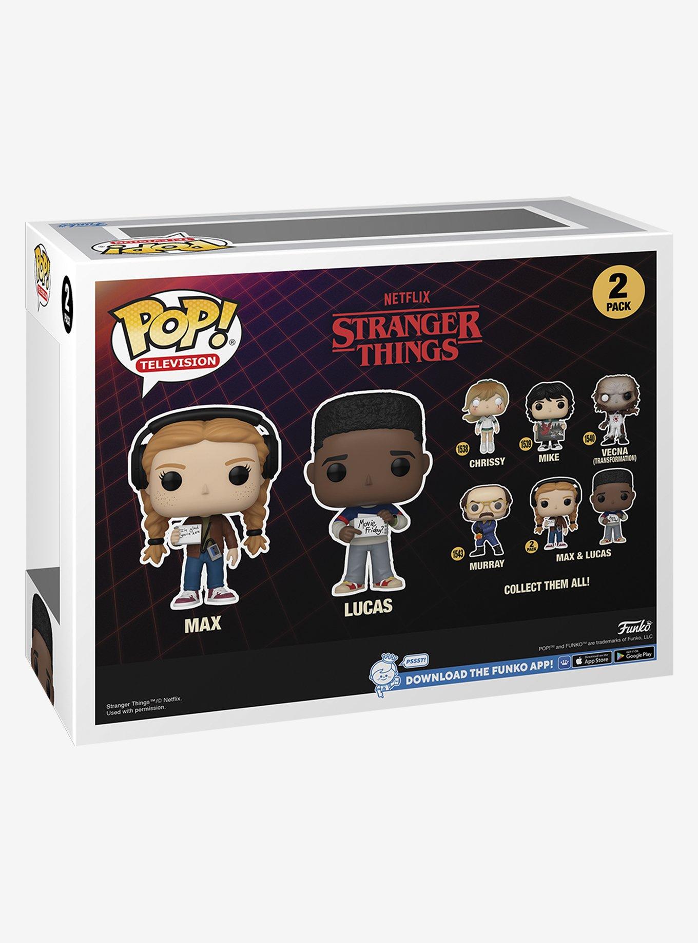 Funko Stranger Things Pop! Television Max & Lucas Vinyl Figure Set, , alternate