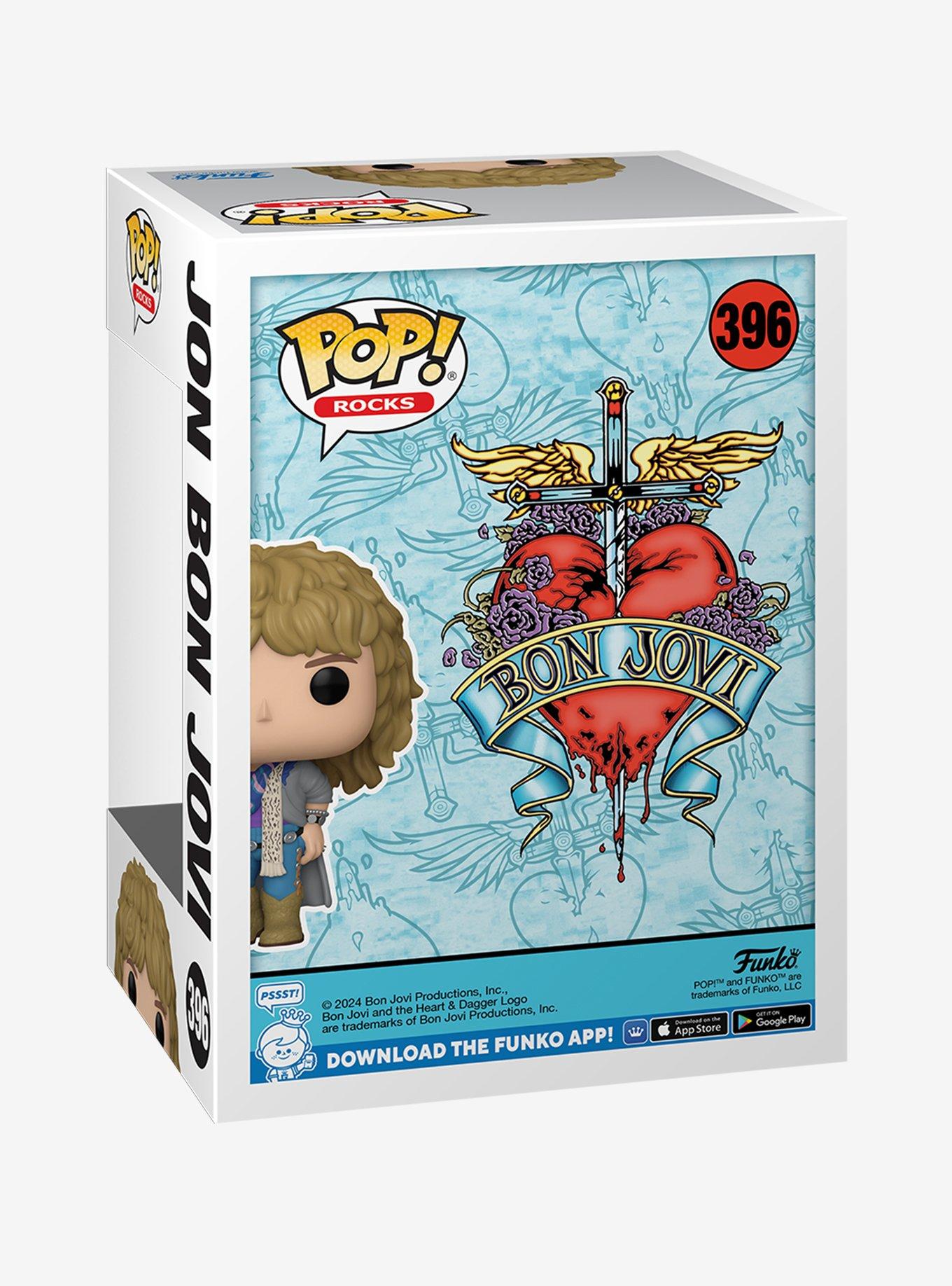 Funko Bon Jovi Pop! Rocks Jon Bon Jovi Vinyl Figure, , alternate