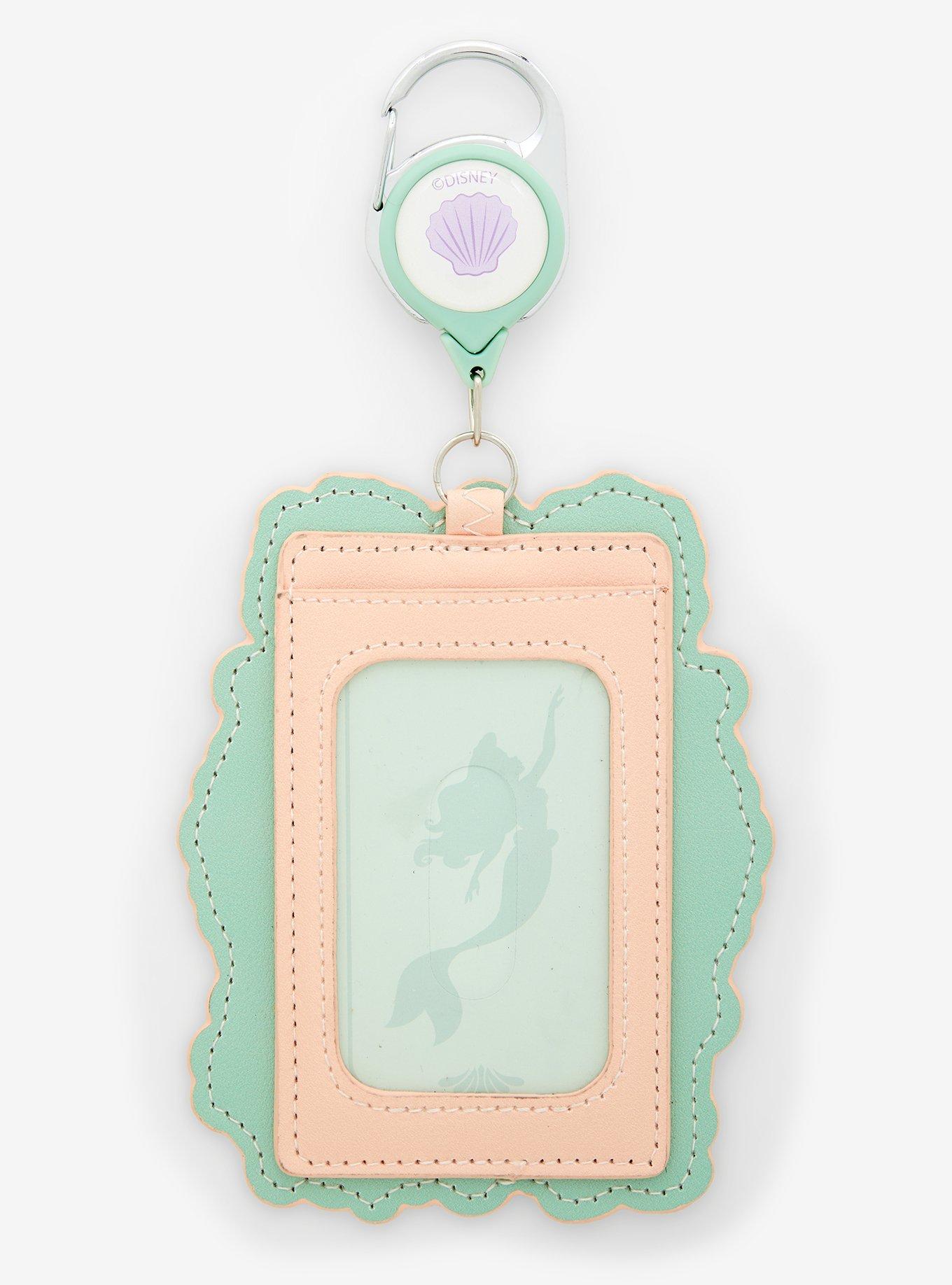 Disney The Little Mermaid Ariel Floral Frame Retractable Lanyard - BoxLunch Exclusive, , alternate