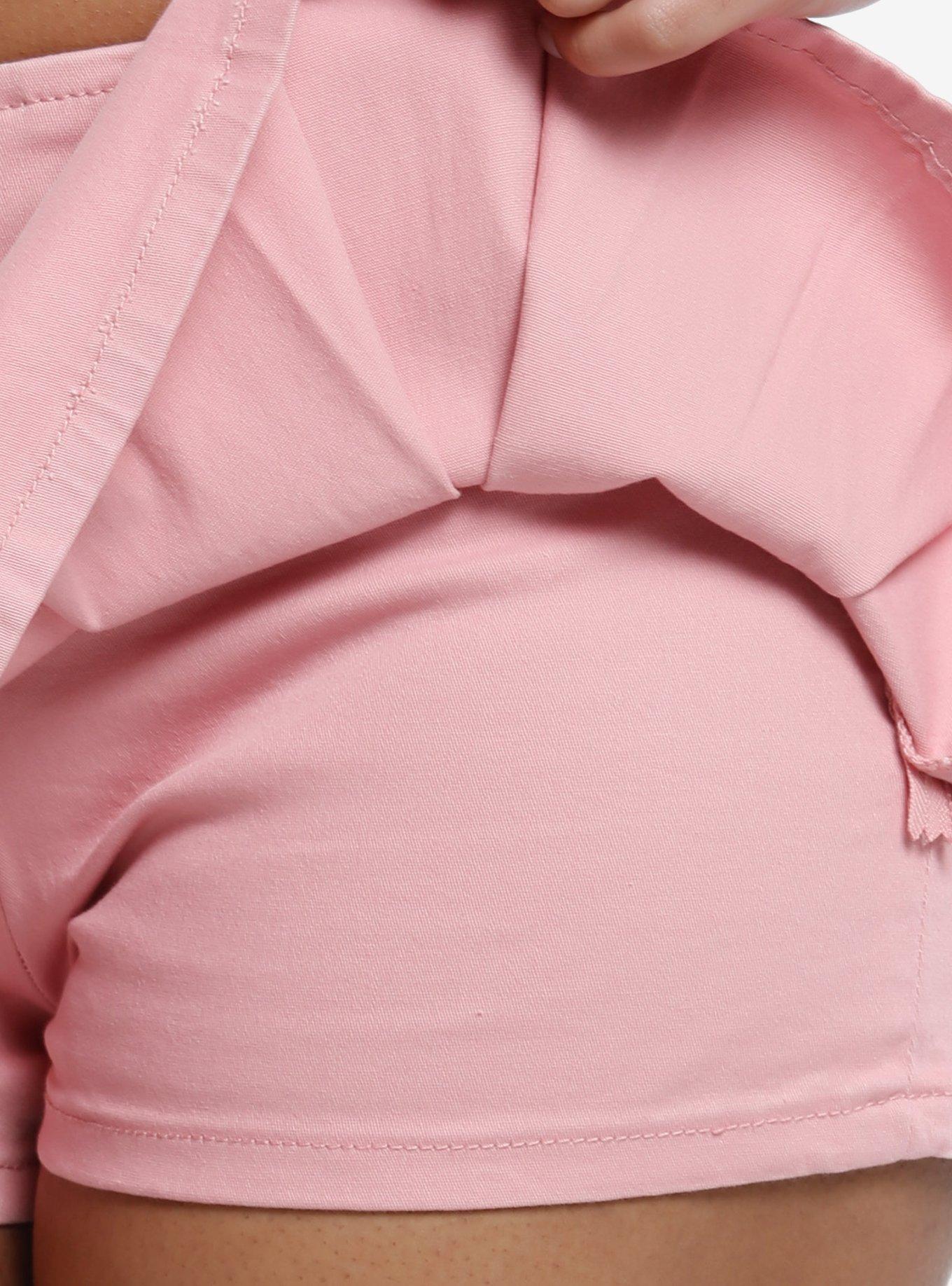 Dusty Rose Pleated Micro Skort, MAUVE, alternate
