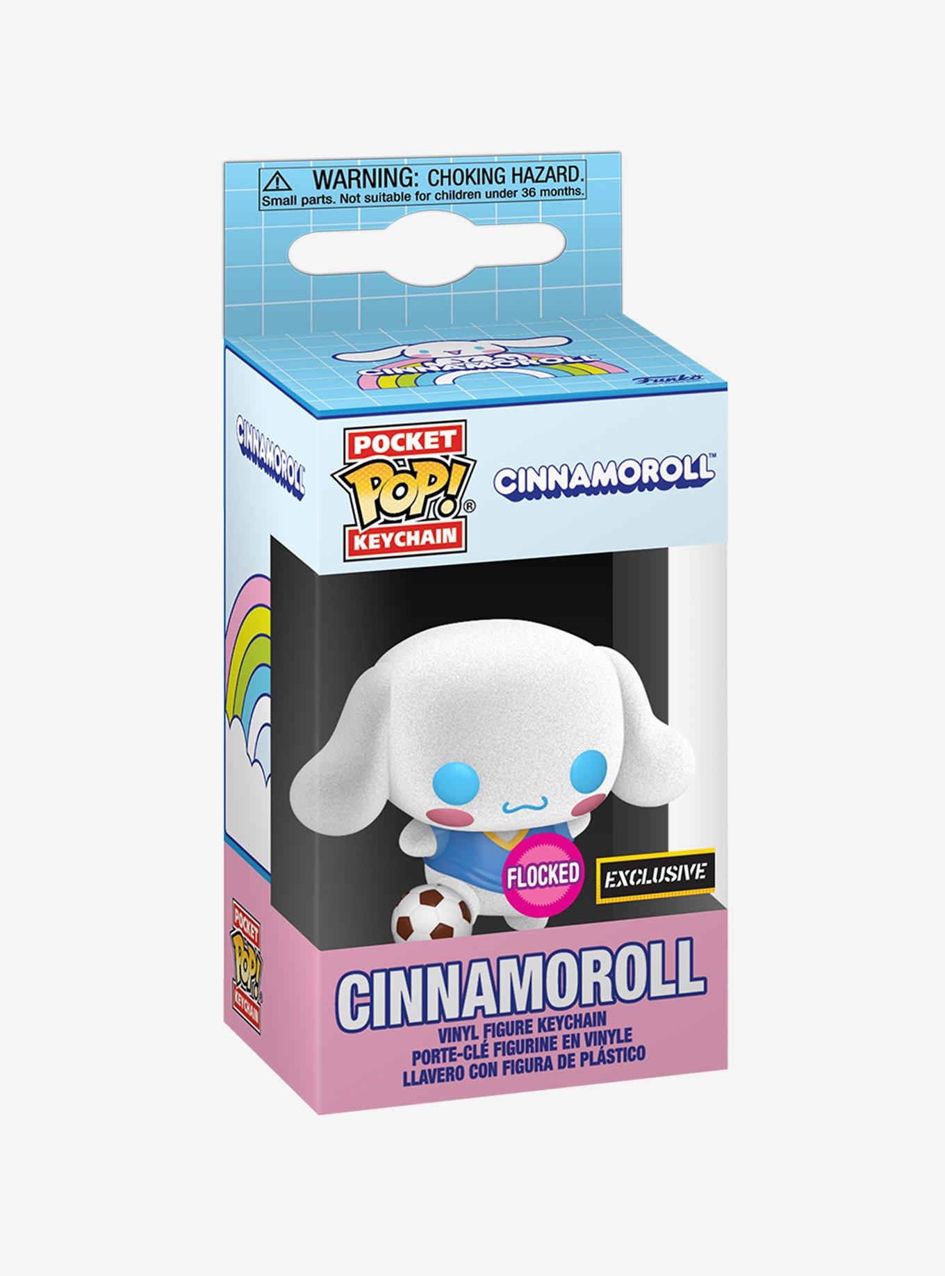 Funko Pocket Pop! Cinnamoroll Soccer (Flocked) Vinyl Key Chain Hot Topic Exclusive, , alternate