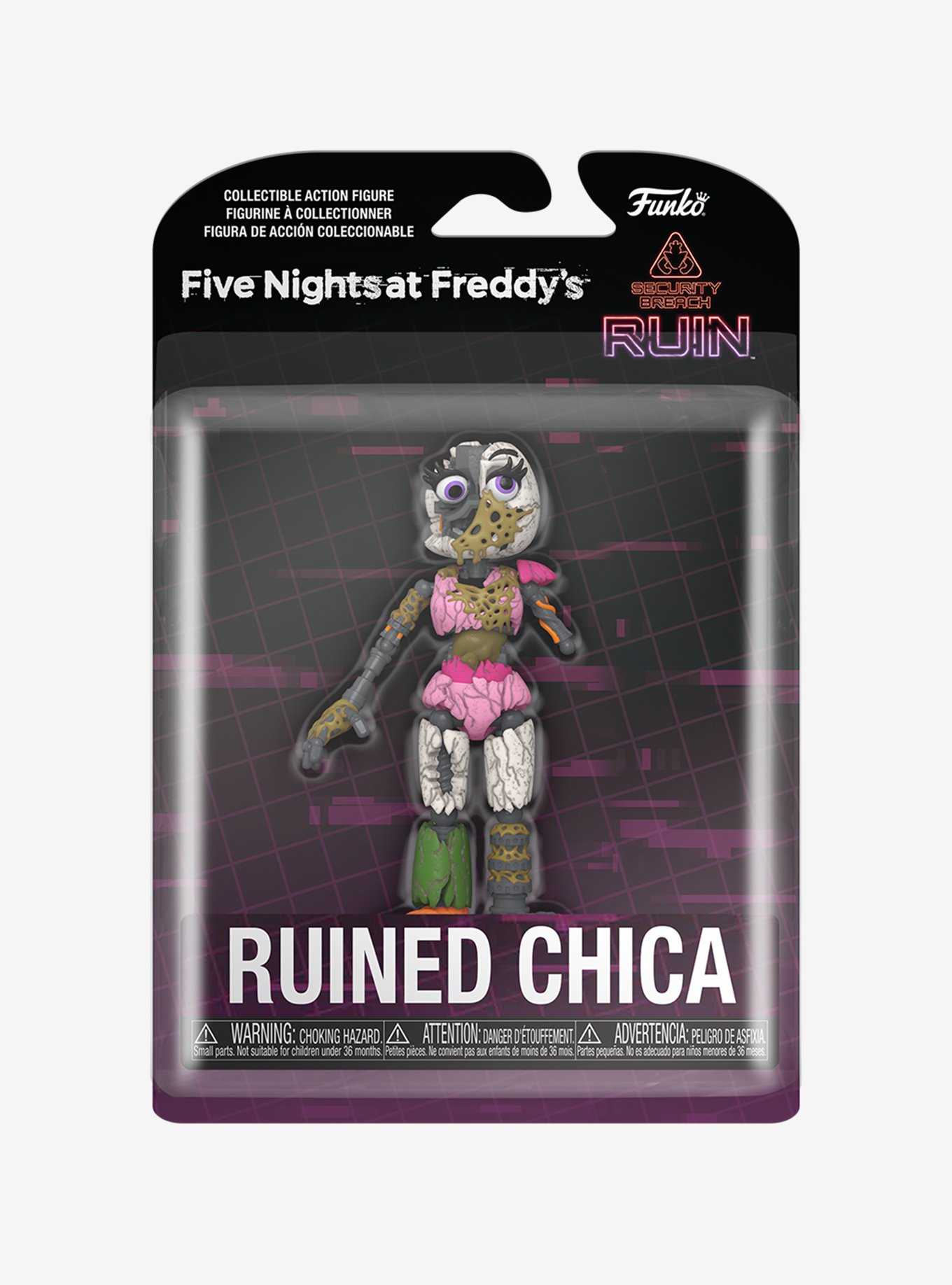 Funko Five Nights At Freddy’s: Security Breach Ruined Chica Action Figure, , hi-res