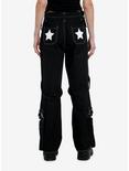 Black Stars & Straps Girls Skate Pants, , alternate