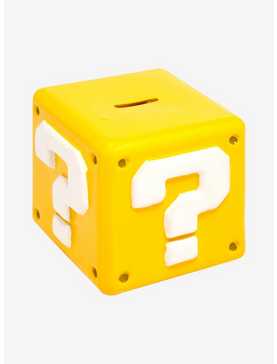 Super Mario Question Block Coin Bank, , hi-res