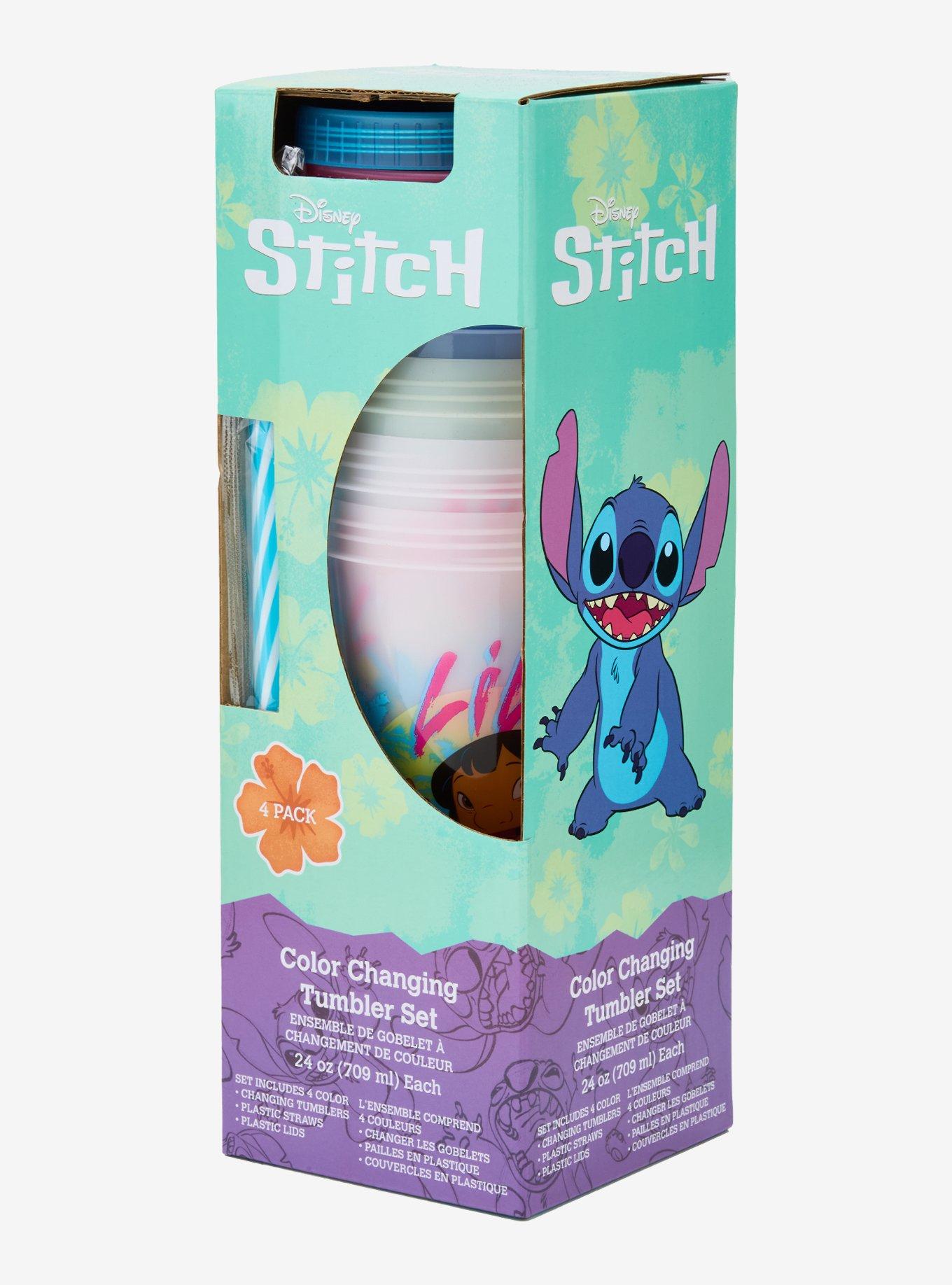 Disney Lilo & Stitch Characters Color-Changing Acrylic Travel Cup Set, , alternate