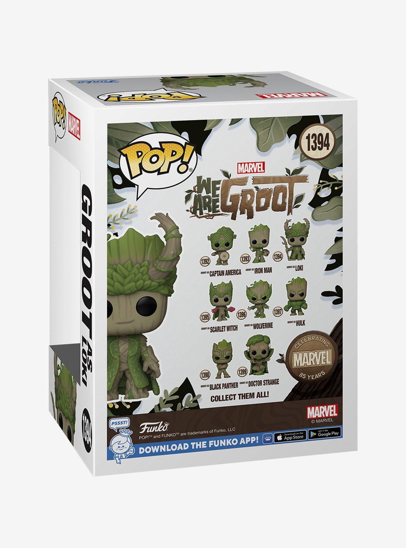 Funko Pop! Marvel 85th Anniversary We Are Groot Groot as Loki Vinyl Bobblehead Figure, , alternate