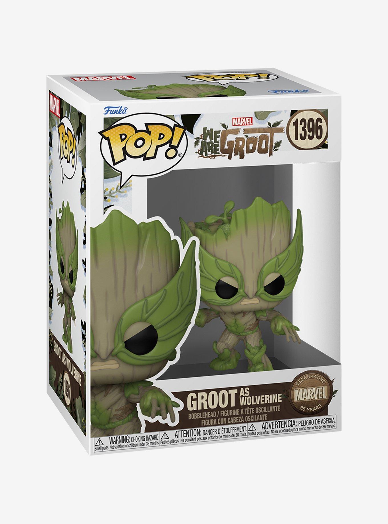 Funko Pop! Marvel 85th Anniversary We Are Groot Groot as Wolverine Vinyl Bobblehead Figure, , alternate