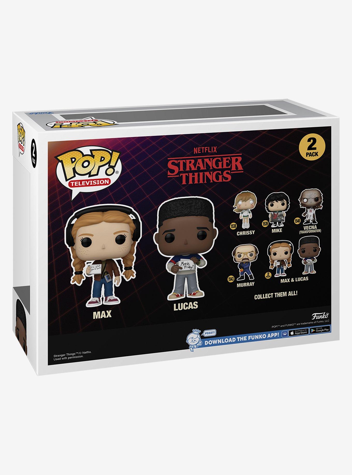 Funko Pop! Television Stranger Things Max & Lucas Vinyl Figure Set