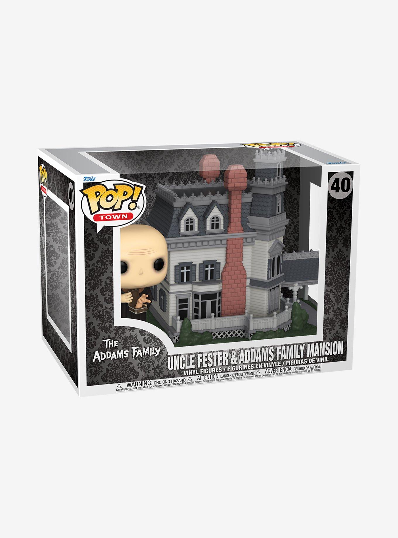 Funko Pop! Town The Addams Family Uncle Fester & Addams Family Mansion Vinyl Figure, , hi-res