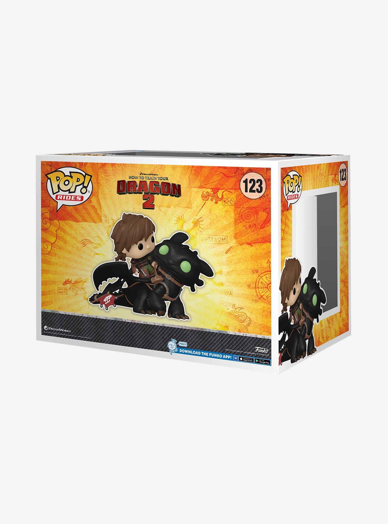 Funko Pop! Rides DreamWorks How to Train Your Dragon 2 Hiccup with Toothless Vinyl Figure