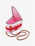 Strawberry Shortcake Cake Slice Figural Crossbody Bag, , alternate