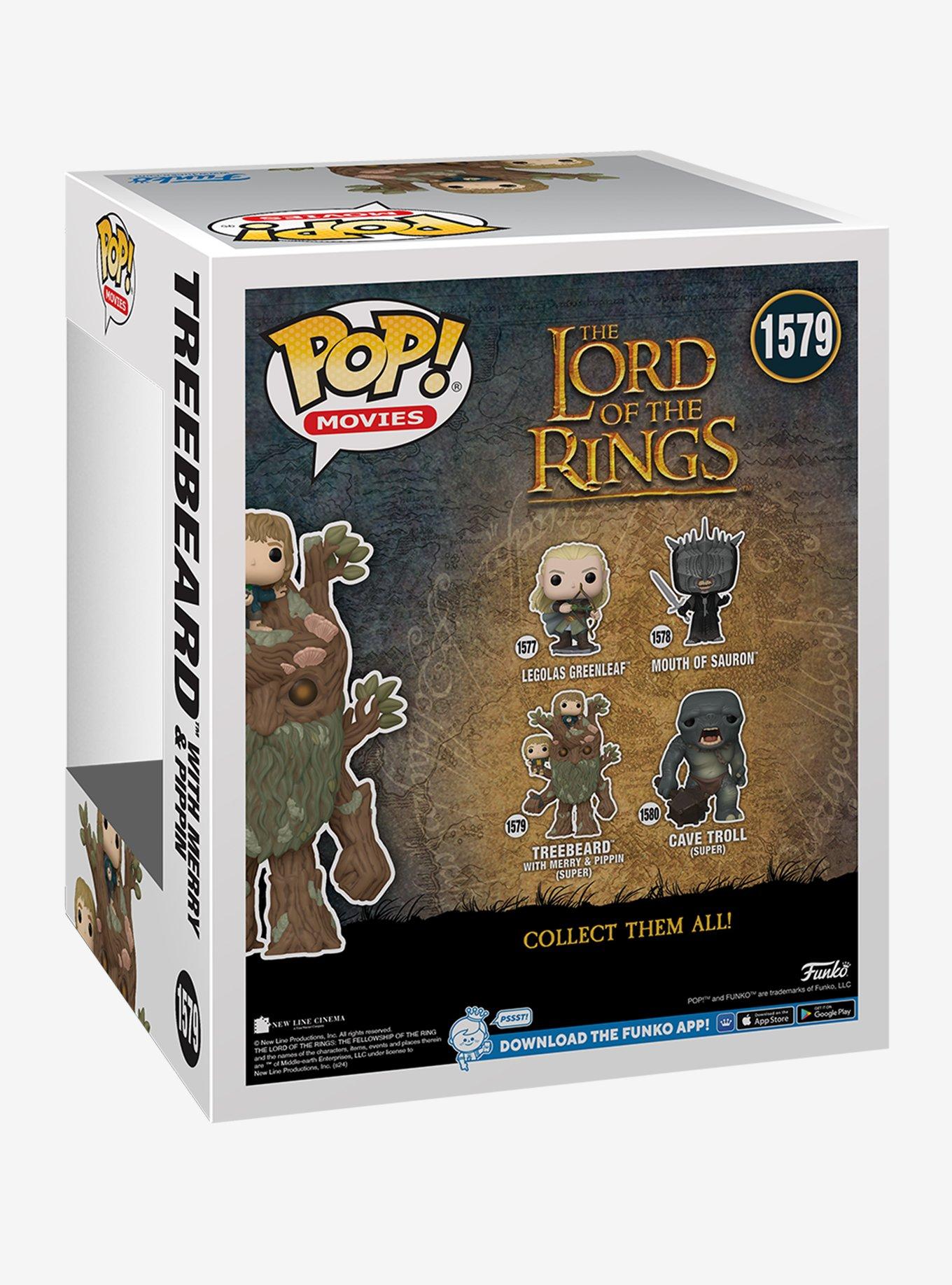 Funko The Lord of the Rings Pop! Movies Treebeard with Merry & Pippin Vinyl Figure, , alternate