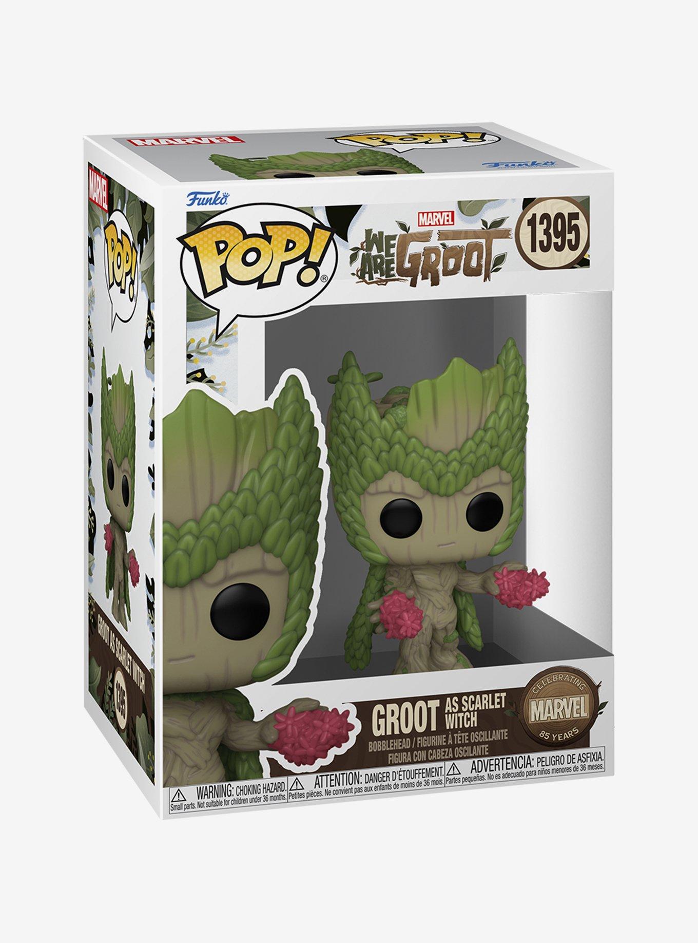 Funko Marvel We Are Groot Pop! Groot As Scarlet Witch Vinyl Bobble-Head Figure, , alternate