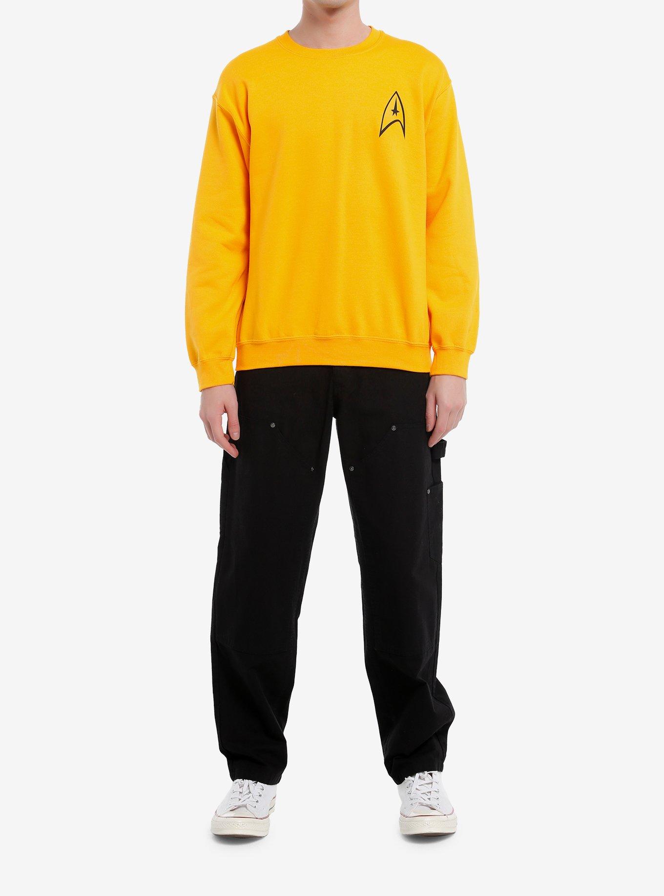 Our Universe Star Trek Yellow Command Sweatshirt Our Universe Exclusive, , hi-res