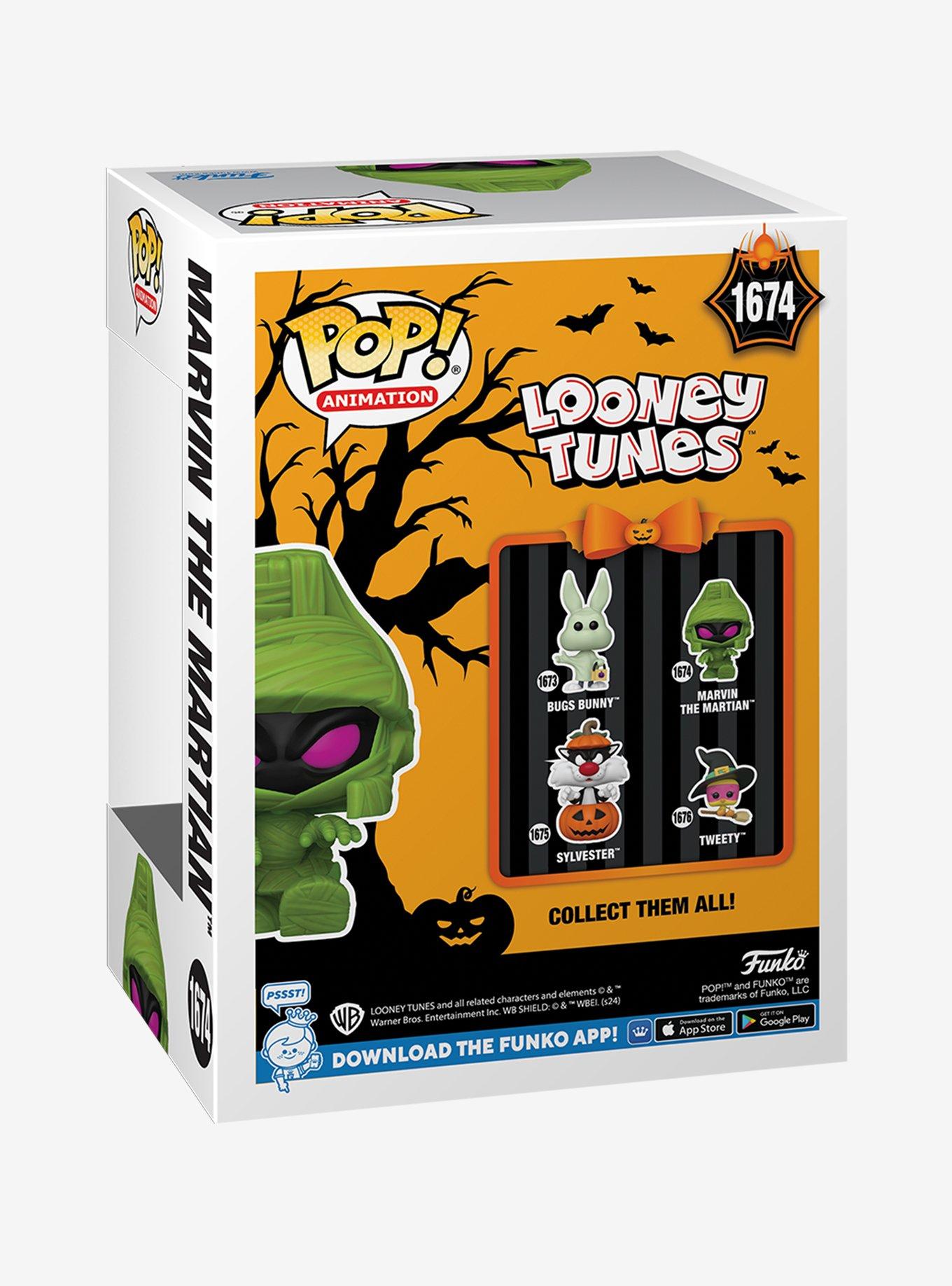 Funko Pop! Animation Warner Bros. Looney Tunes Marvin the Martian Mummy Costume Vinyl Figure, , alternate