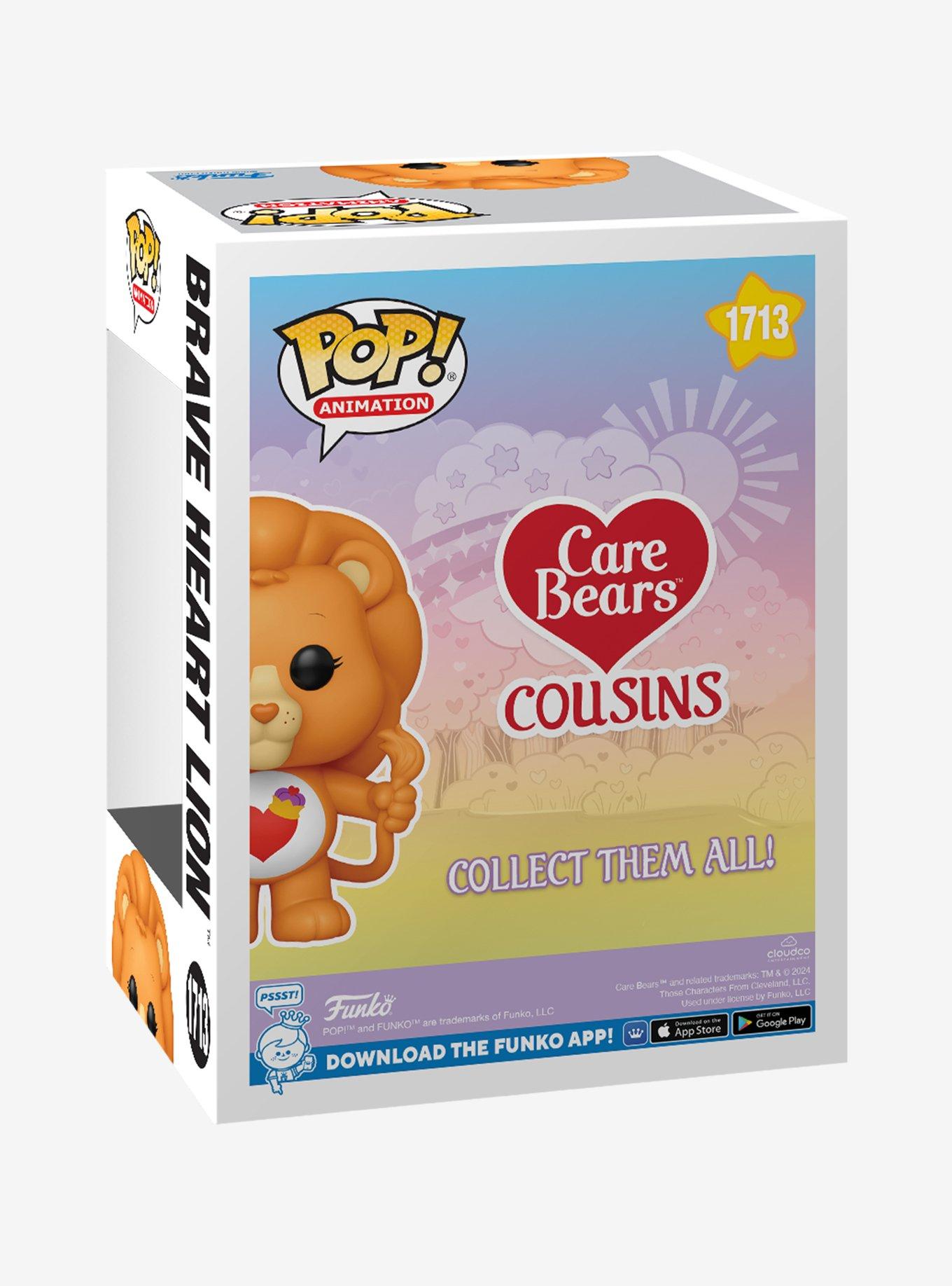 Funko Pop! Animation Care Bears Cousins Brave Heart Lion Vinyl Figure, , alternate