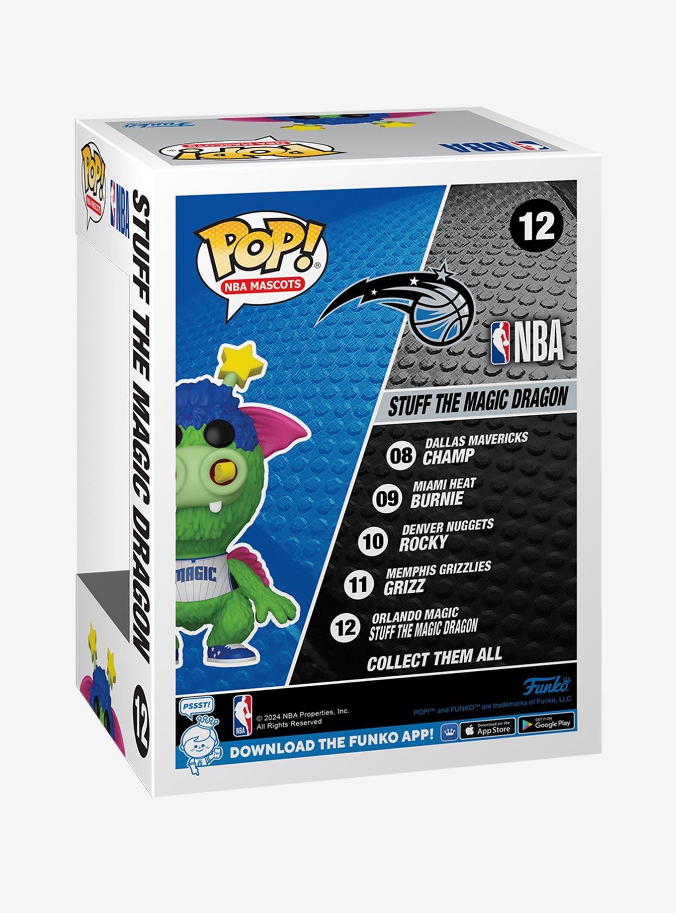 Funko Pop! NBA Mascots Orlando Magic Stuff the Magic Dragon Vinyl Figure, , alternate