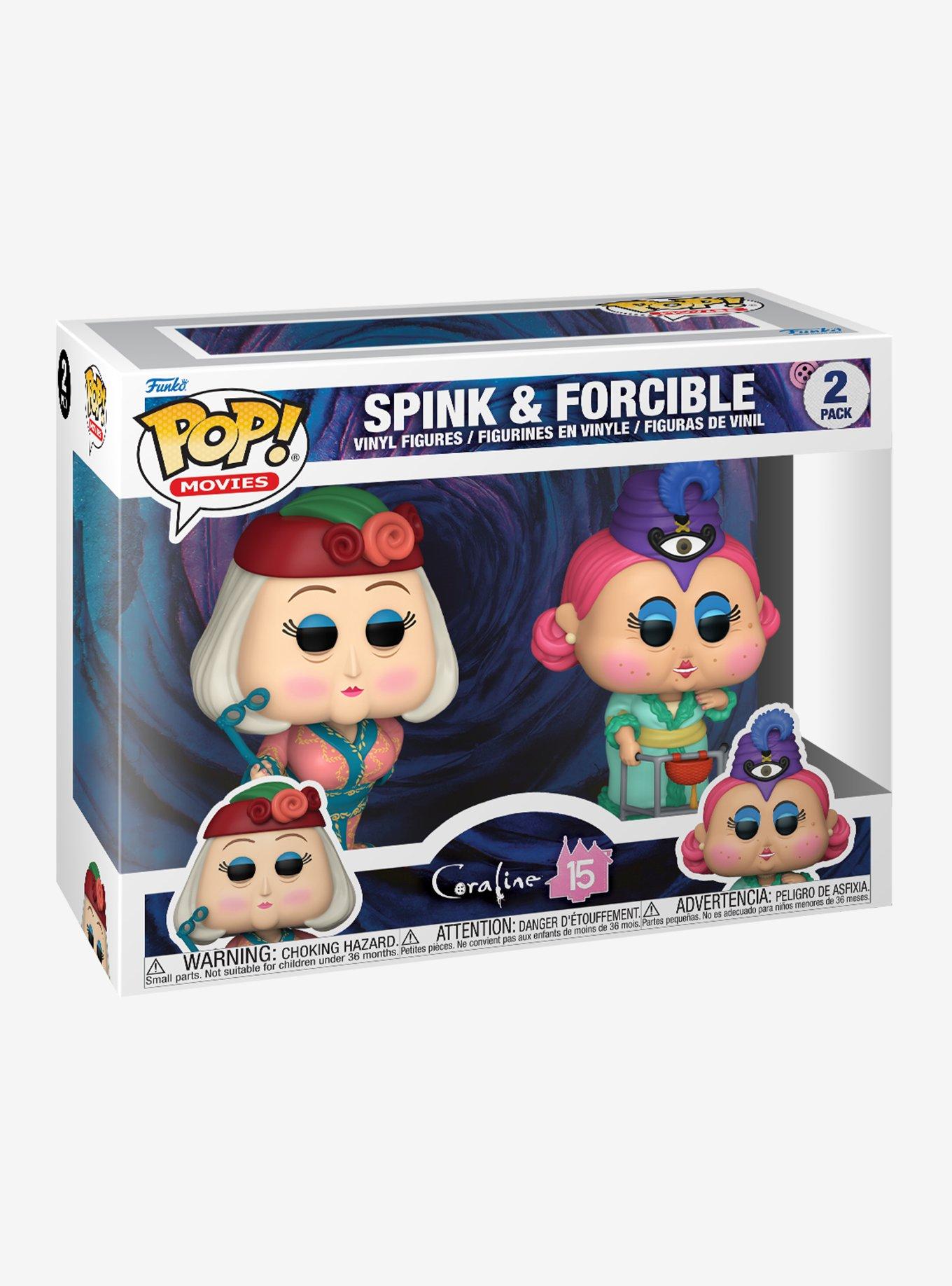 Funko Pop! Movies Coraline 15th Anniversary Spink & Forcible Vinyl Figure Set