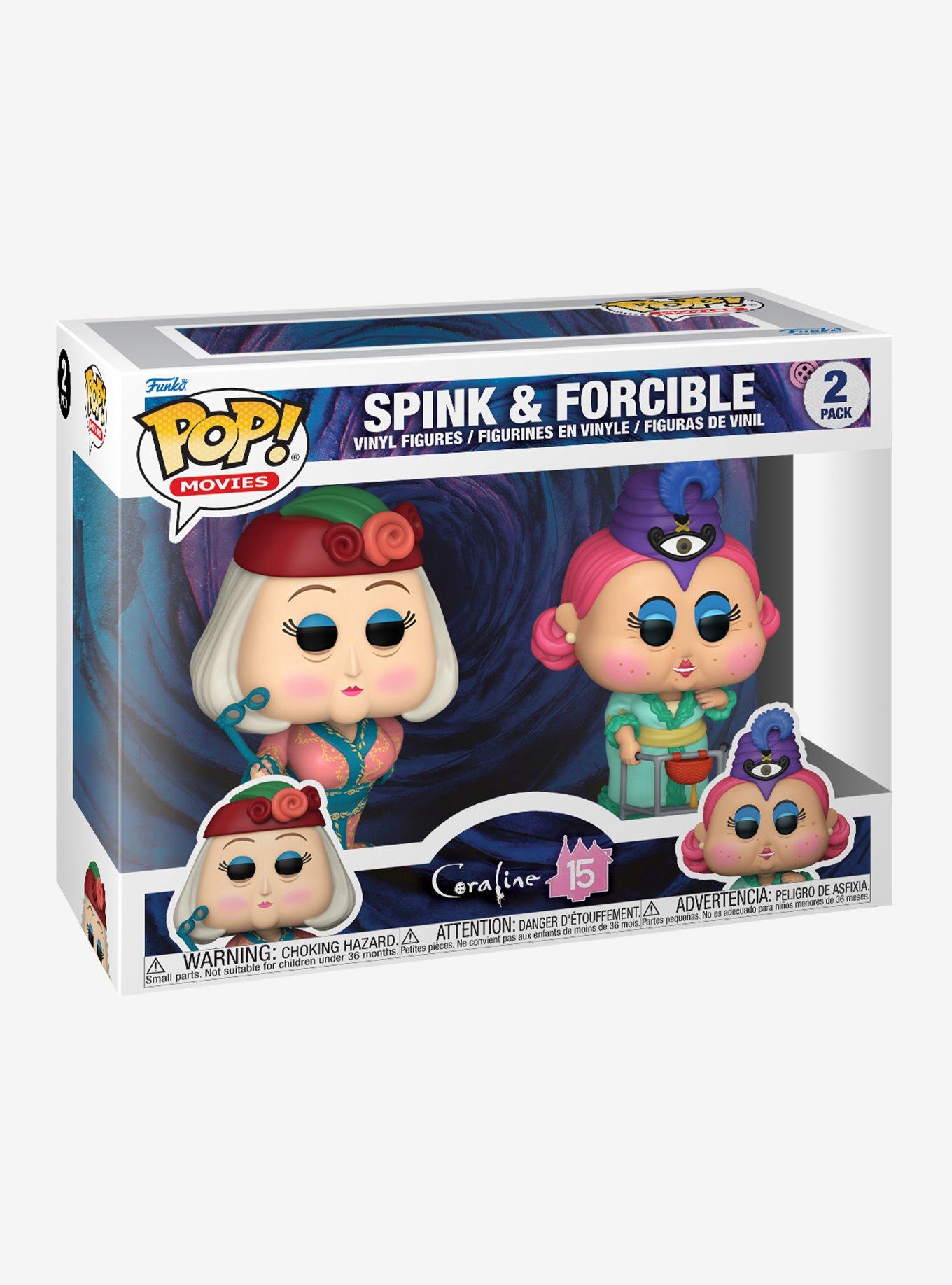 Funko Pop! Movies Coraline 15th Anniversary Spink & Forcible Vinyl Figure Set, , hi-res