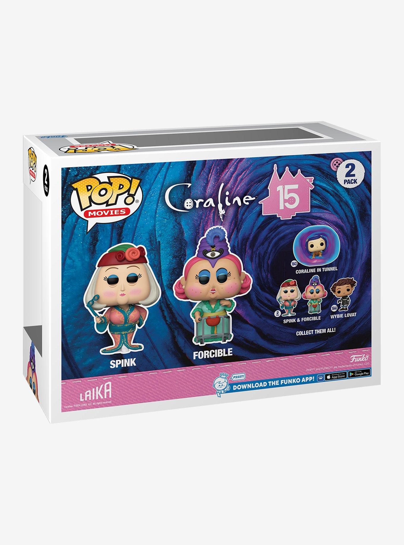 Funko Pop! Movies Coraline 15th Anniversary Spink & Forcible Vinyl Figure Set, , alternate