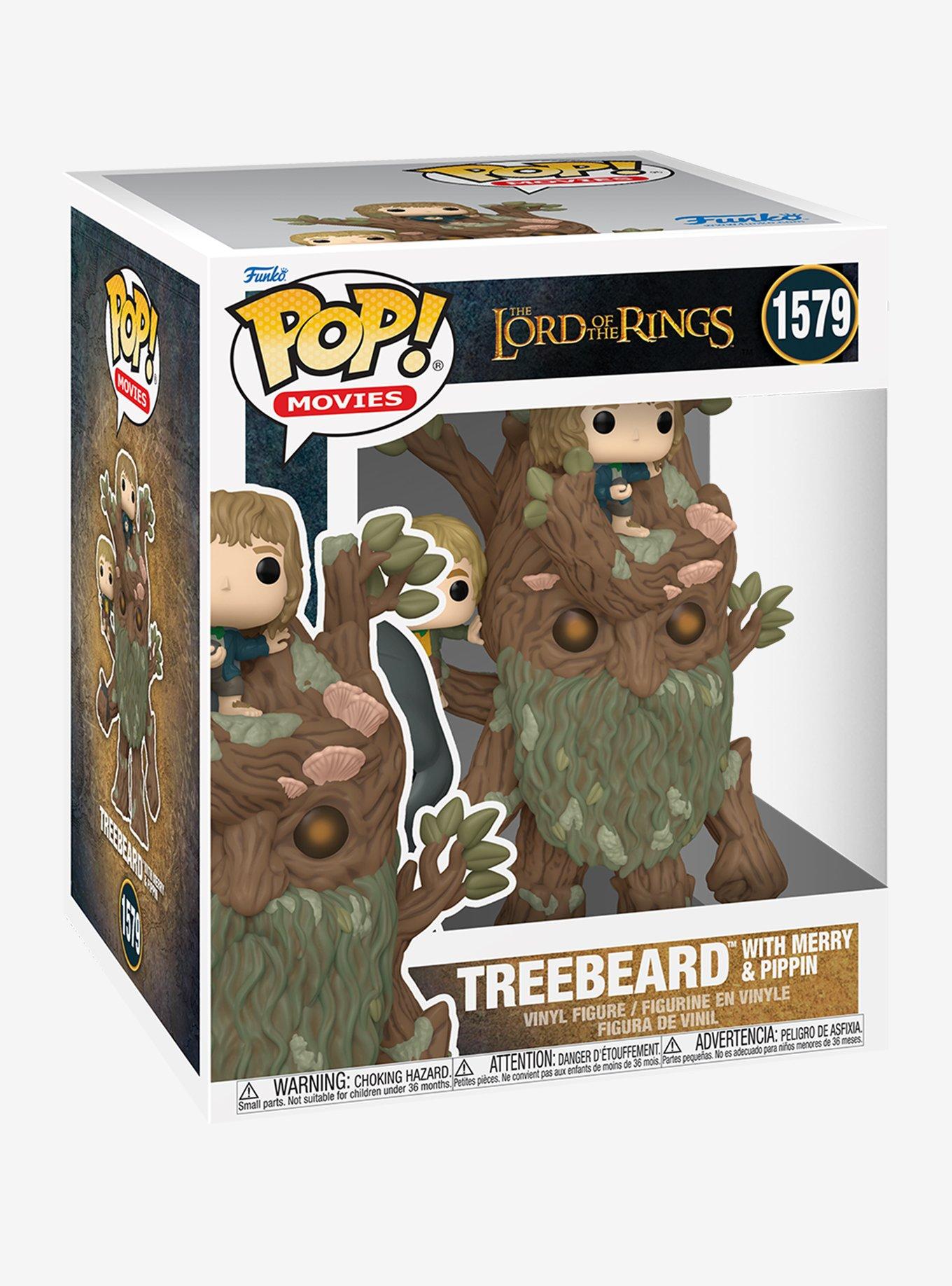 Funko Pop! Movies The Lord of the Rings Treebeard with Merry & Pippin Vinyl Figure, , hi-res