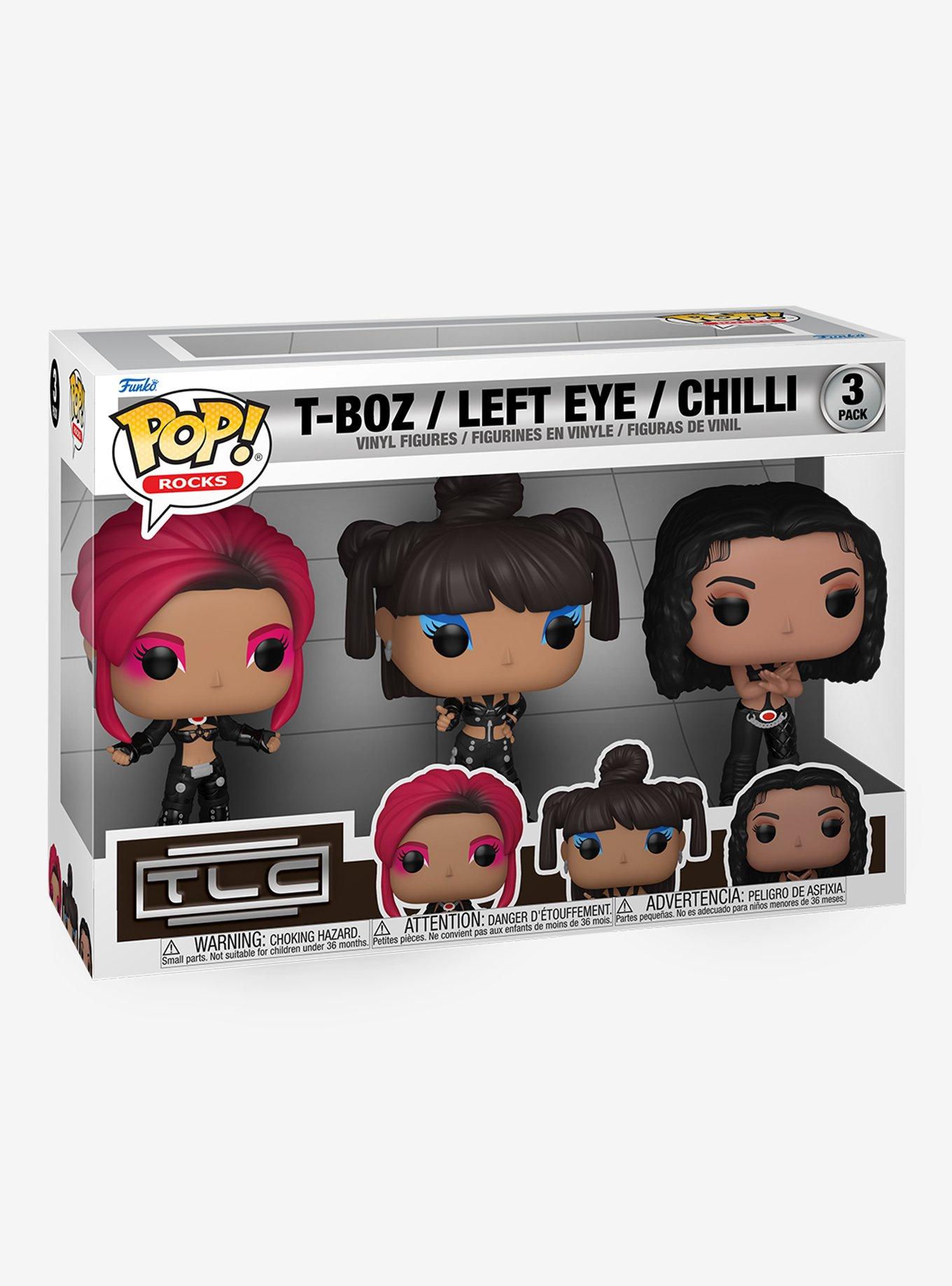 Funko Pop! Rocks TLC T-Boz, Left Eye, and Chilli Vinyl Figure Set, , alternate